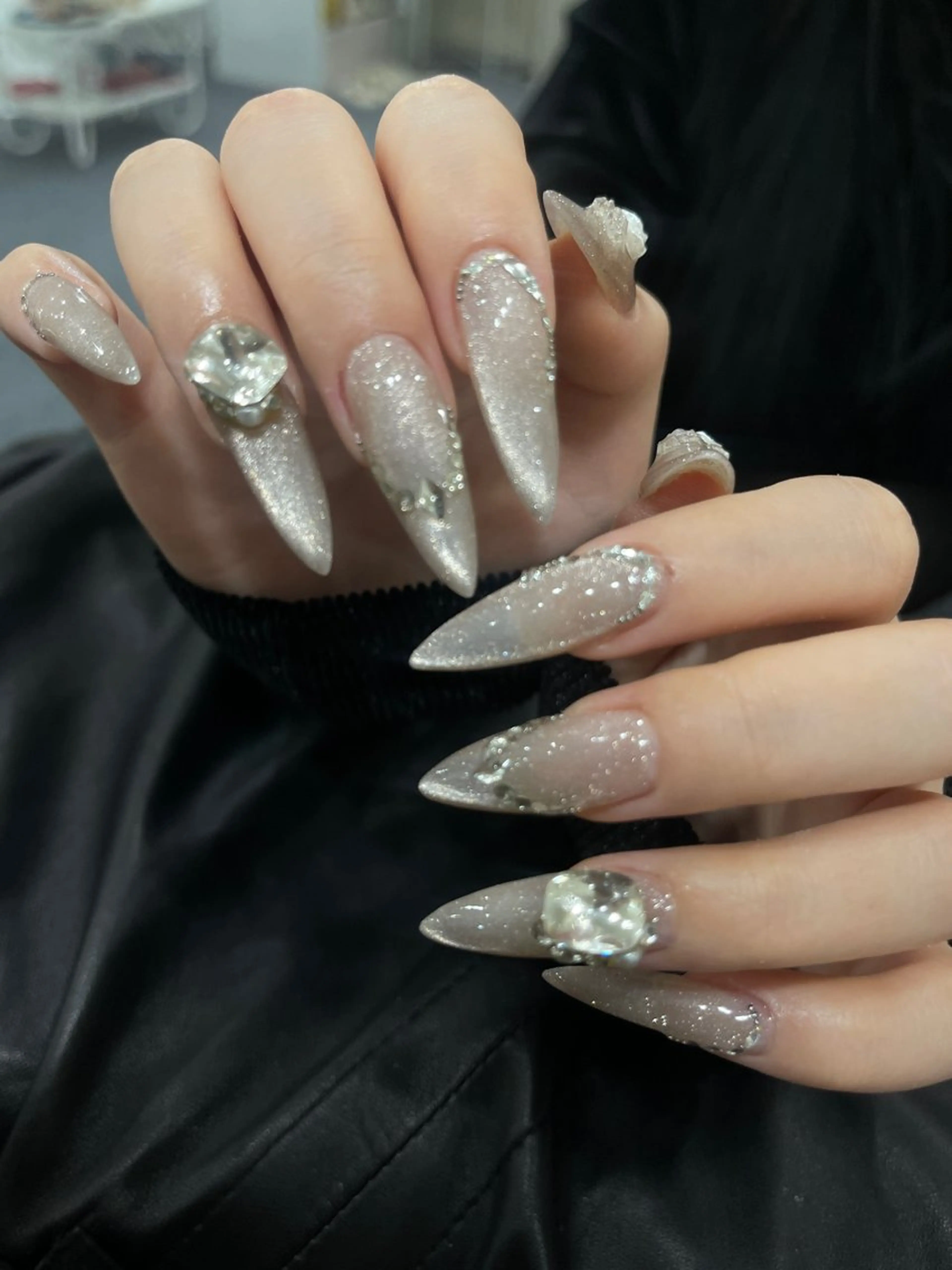 ネイル アートネイル 長さ出し フレンチネイル ジェルネイル グラデーション Rin Rinのネイルデザイン