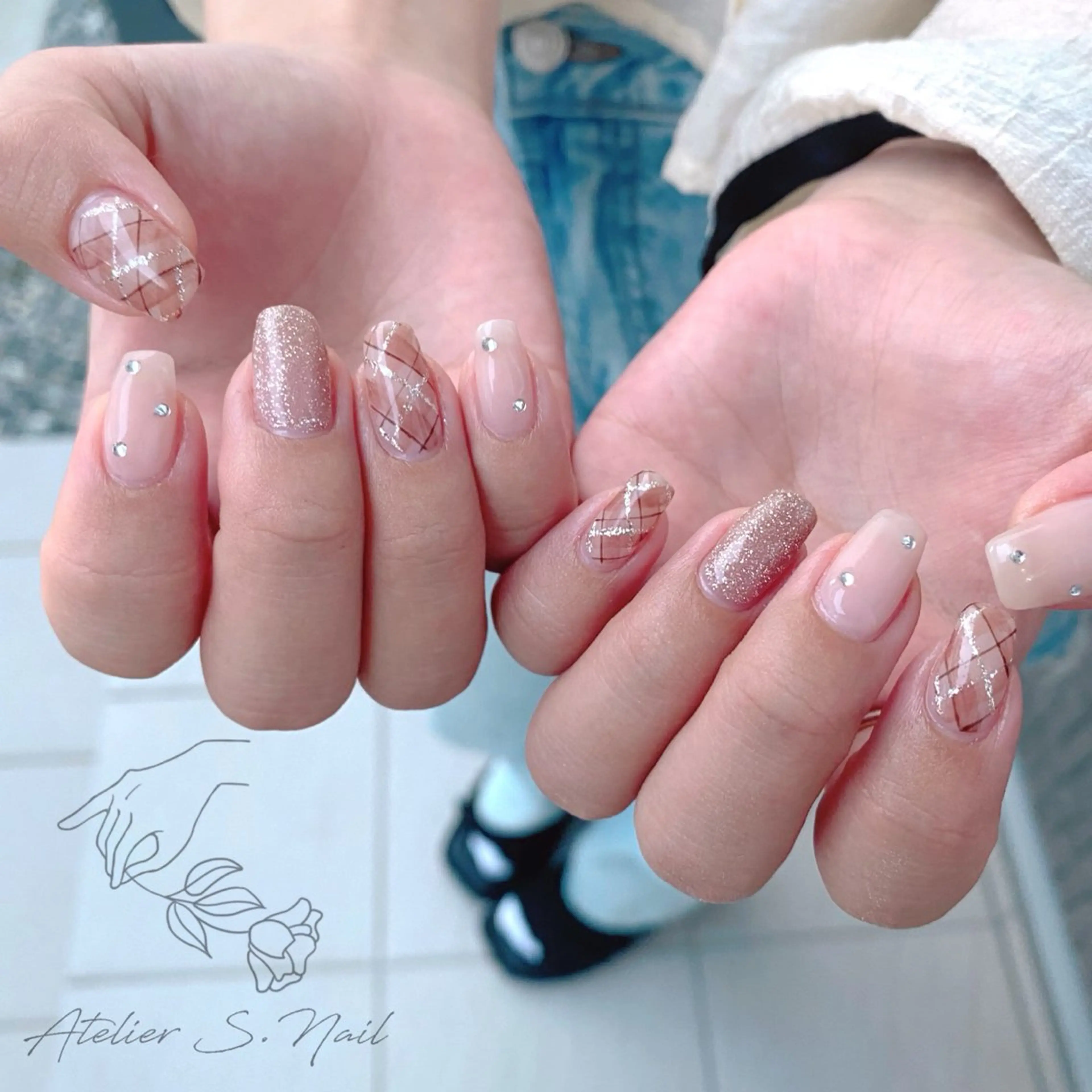 ネイル ハンドネイル Atelier S.nailのネイルデザイン