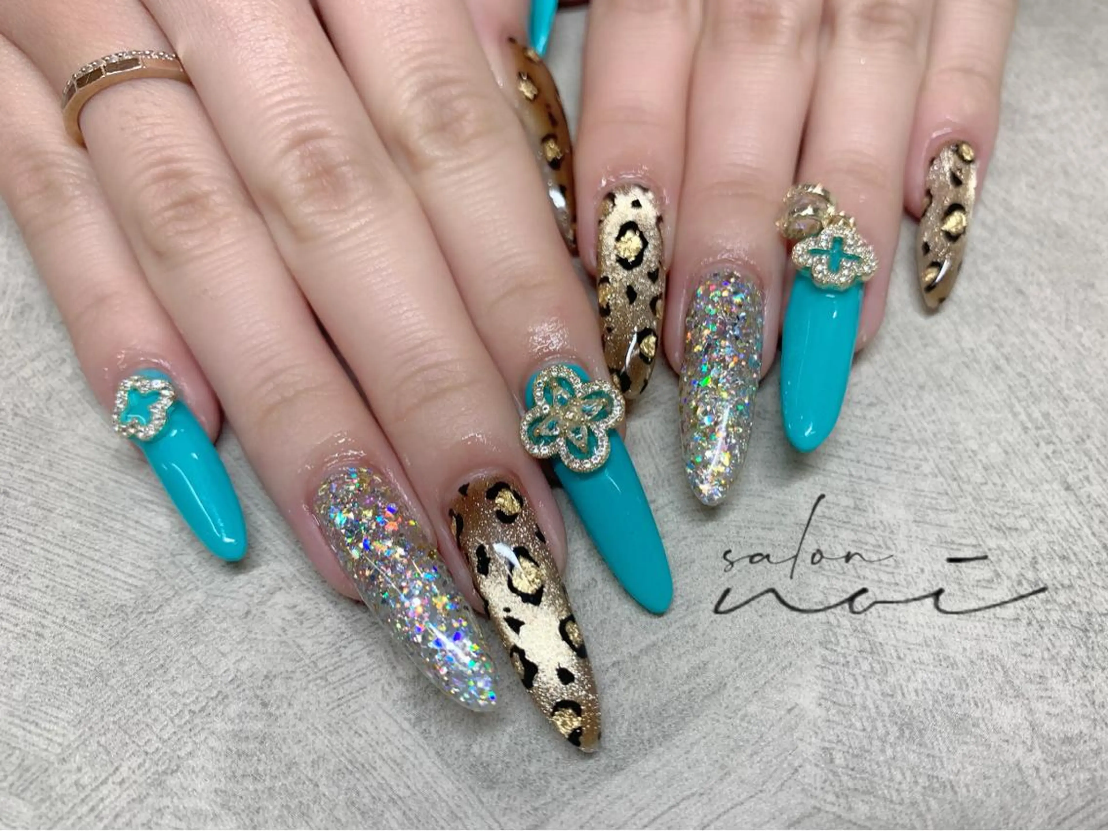 ネイル 長さ出し ロングネイル スカルプネイル ネイルチップ ハンドネイル salon noi所属・salon noiのネイルデザイン