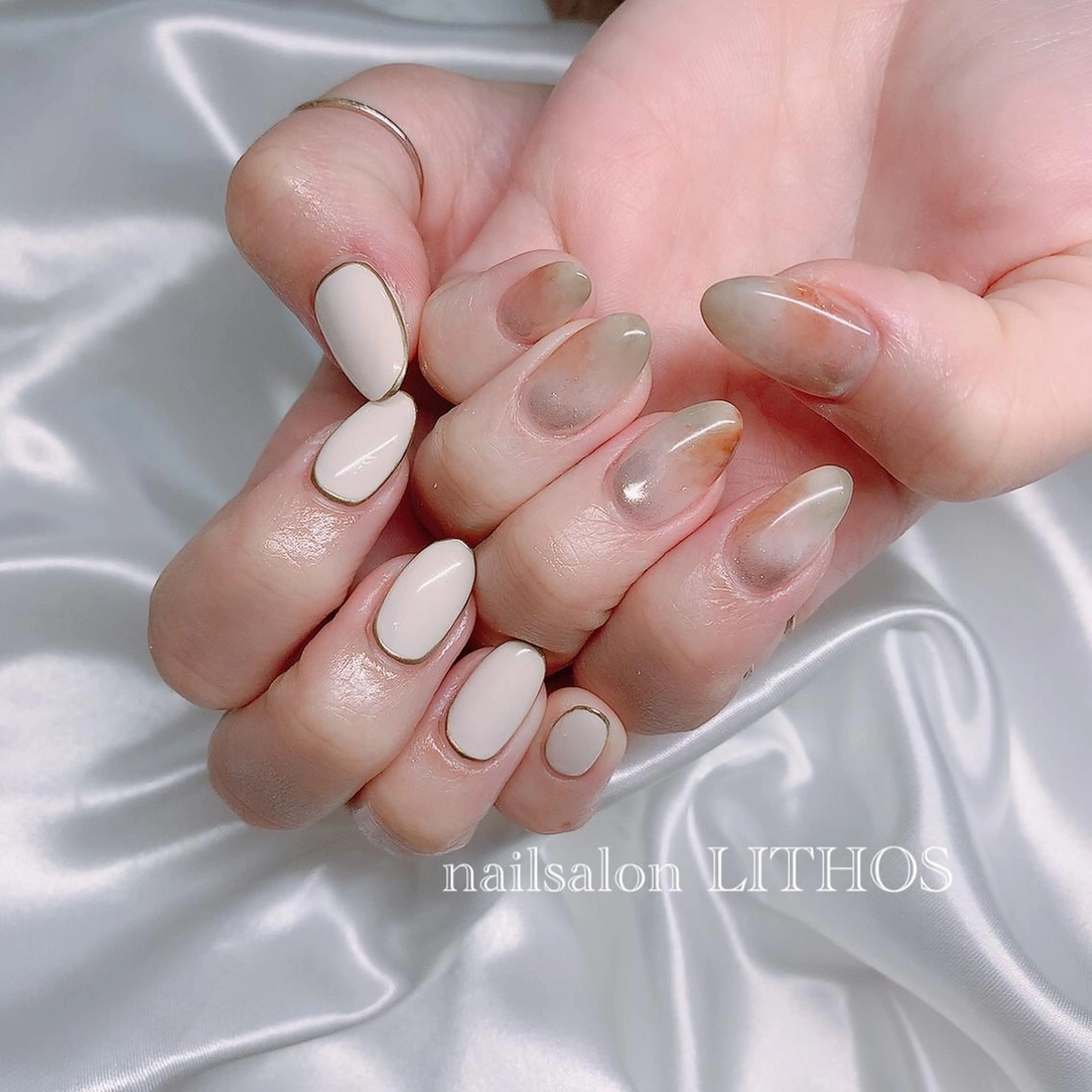 ネイル ハンドネイル nailsalon Lithos所属・nailsalon Recontreのネイルデザイン