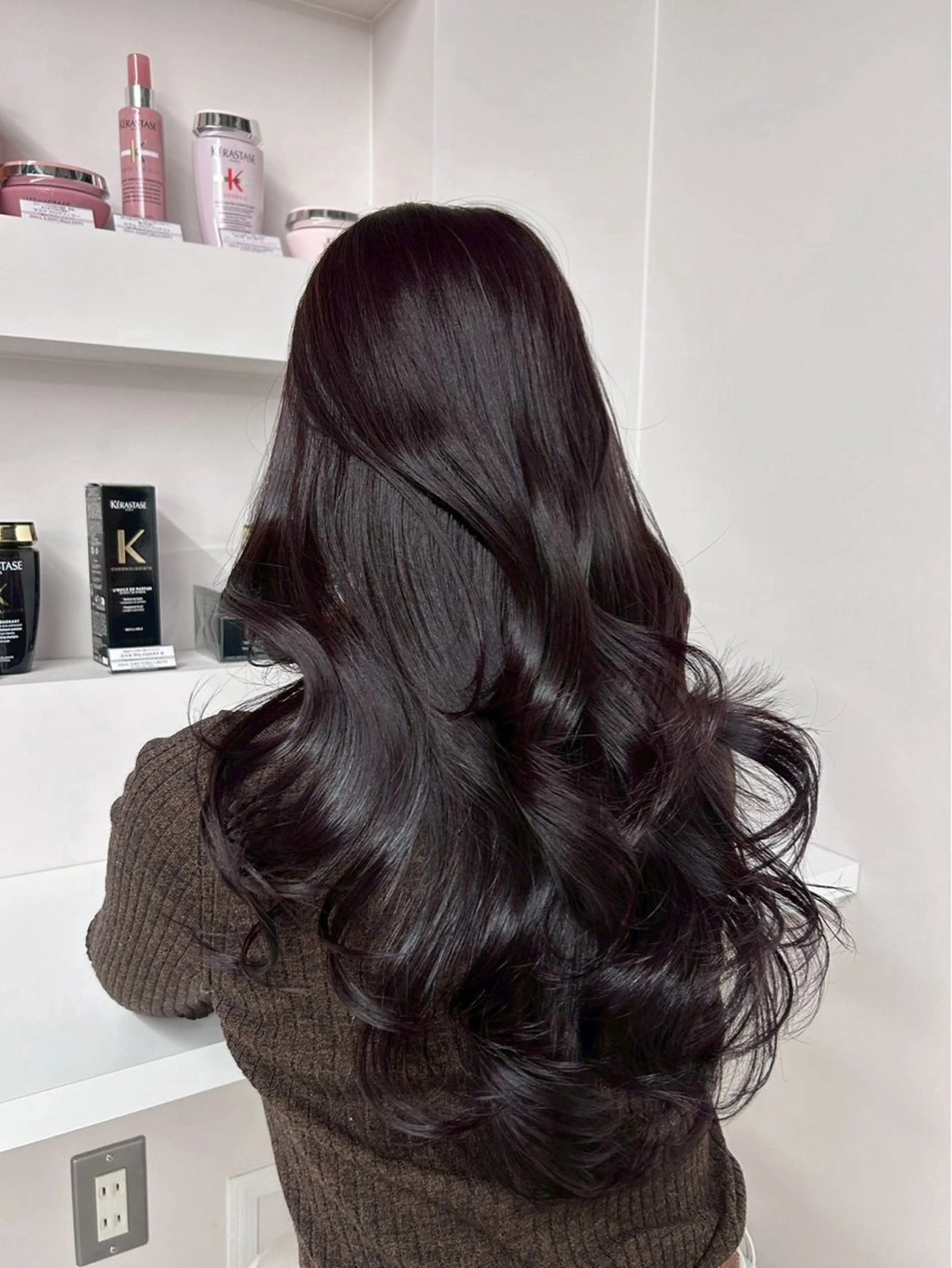 ロング CYM所属・ワンカラー/レイヤー 🩷モエのヘアスタイル