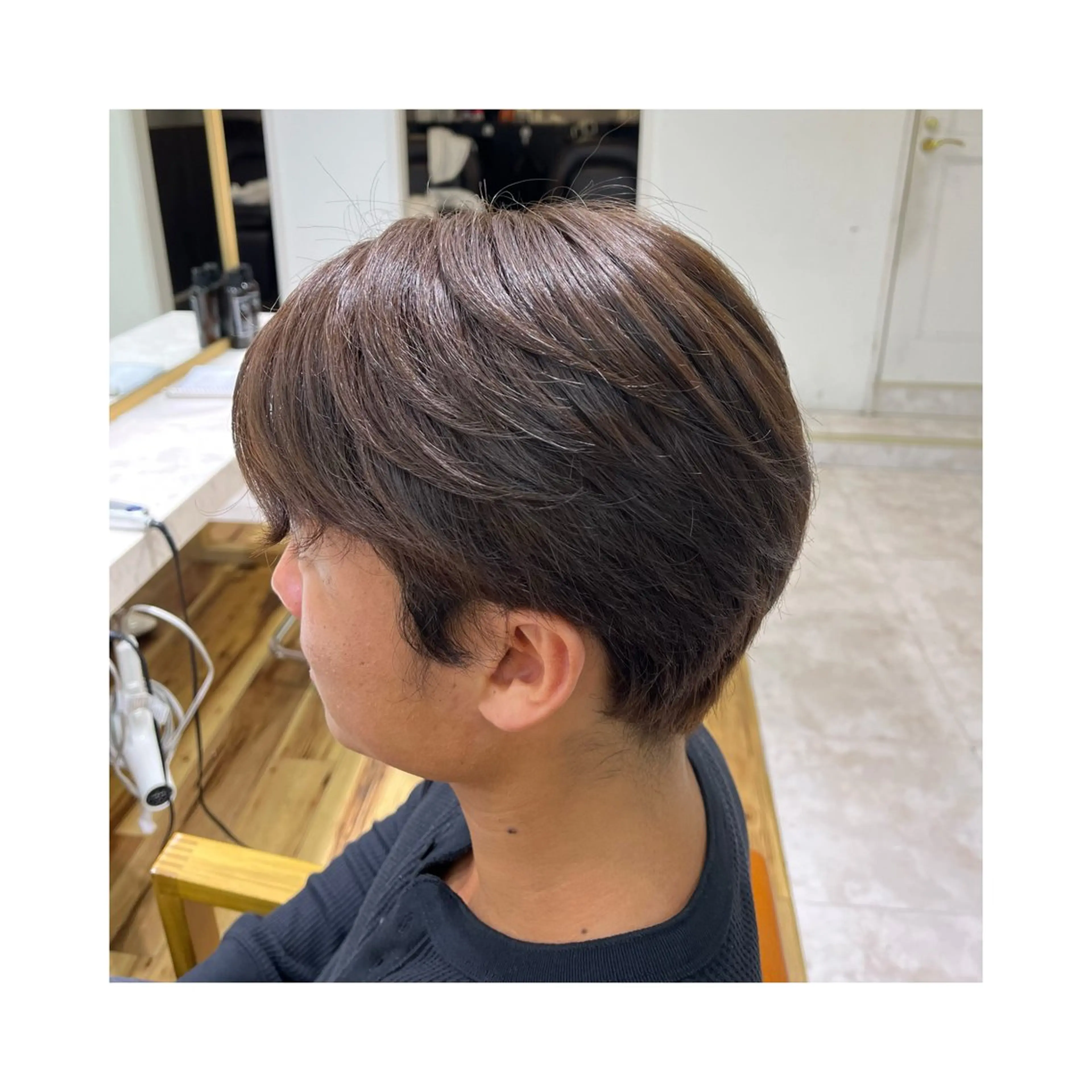 カラー メンズ カット ヘアカラー トリートメント 長島 美織のヘアスタイル