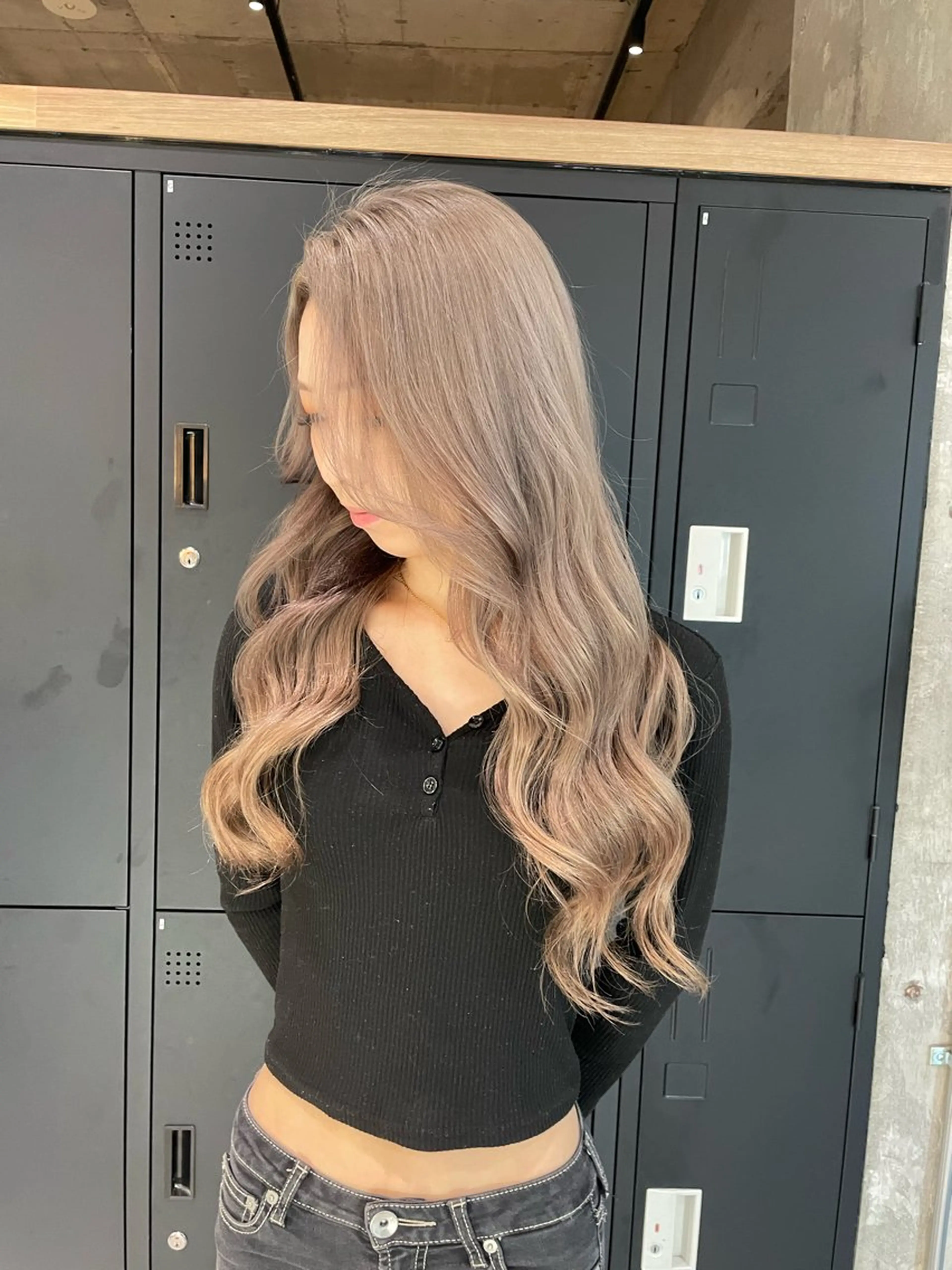 ロング 🫧ハイライトカラー 🫧 𝓜𝓘𝓤のヘアスタイル