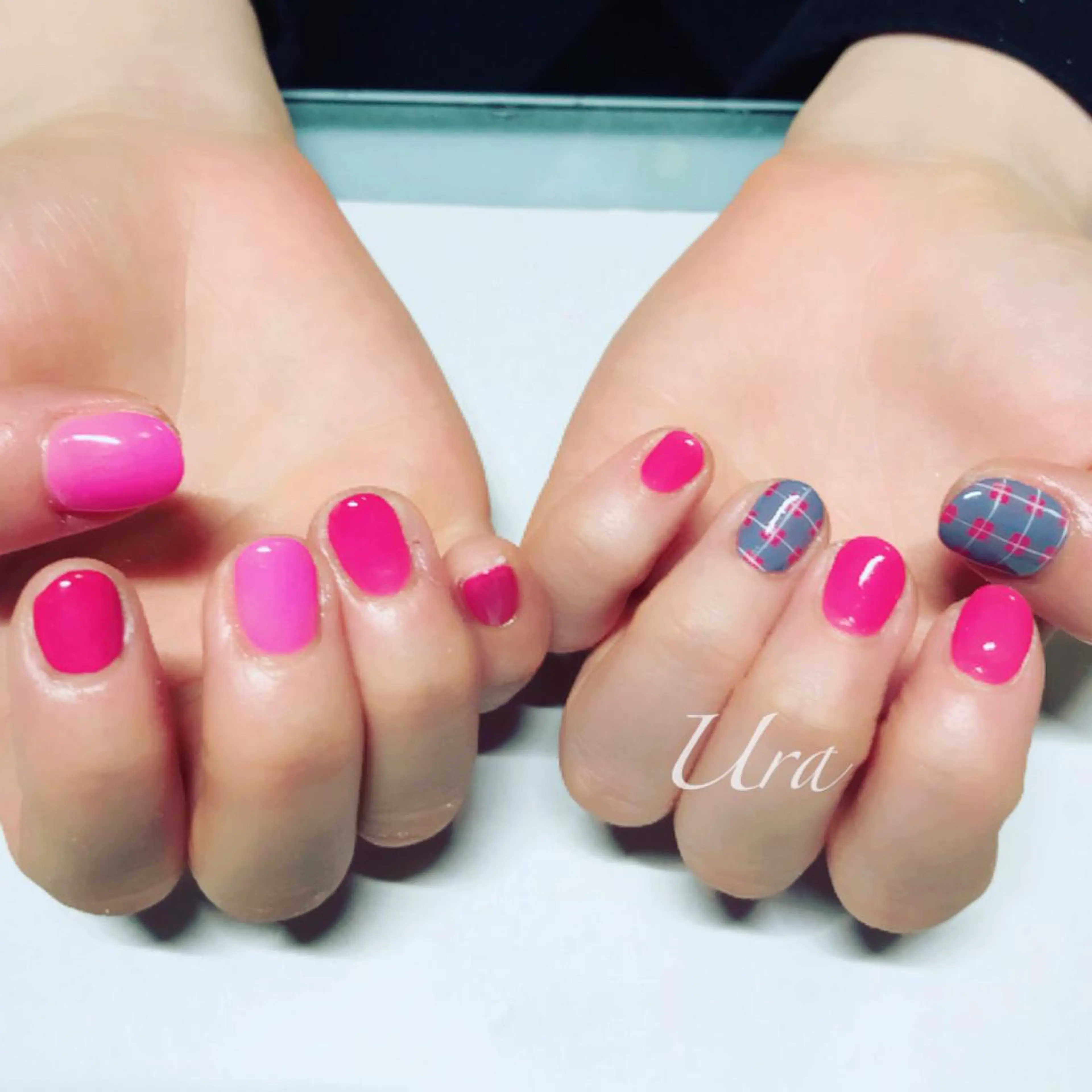 ネイル ピンク UrakoNail 《nail》のネイルデザイン