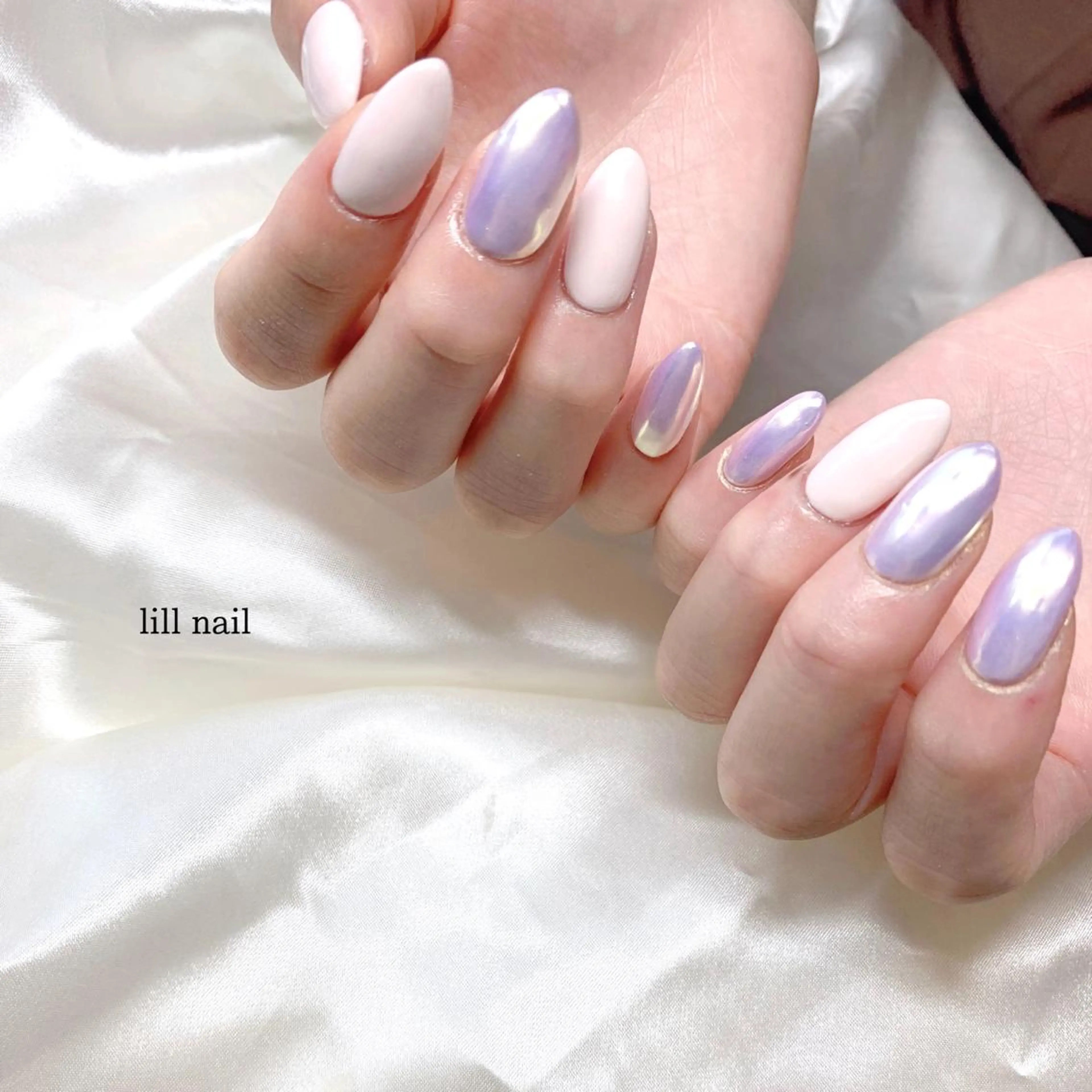 セミロング pllia beautyのネイルデザイン