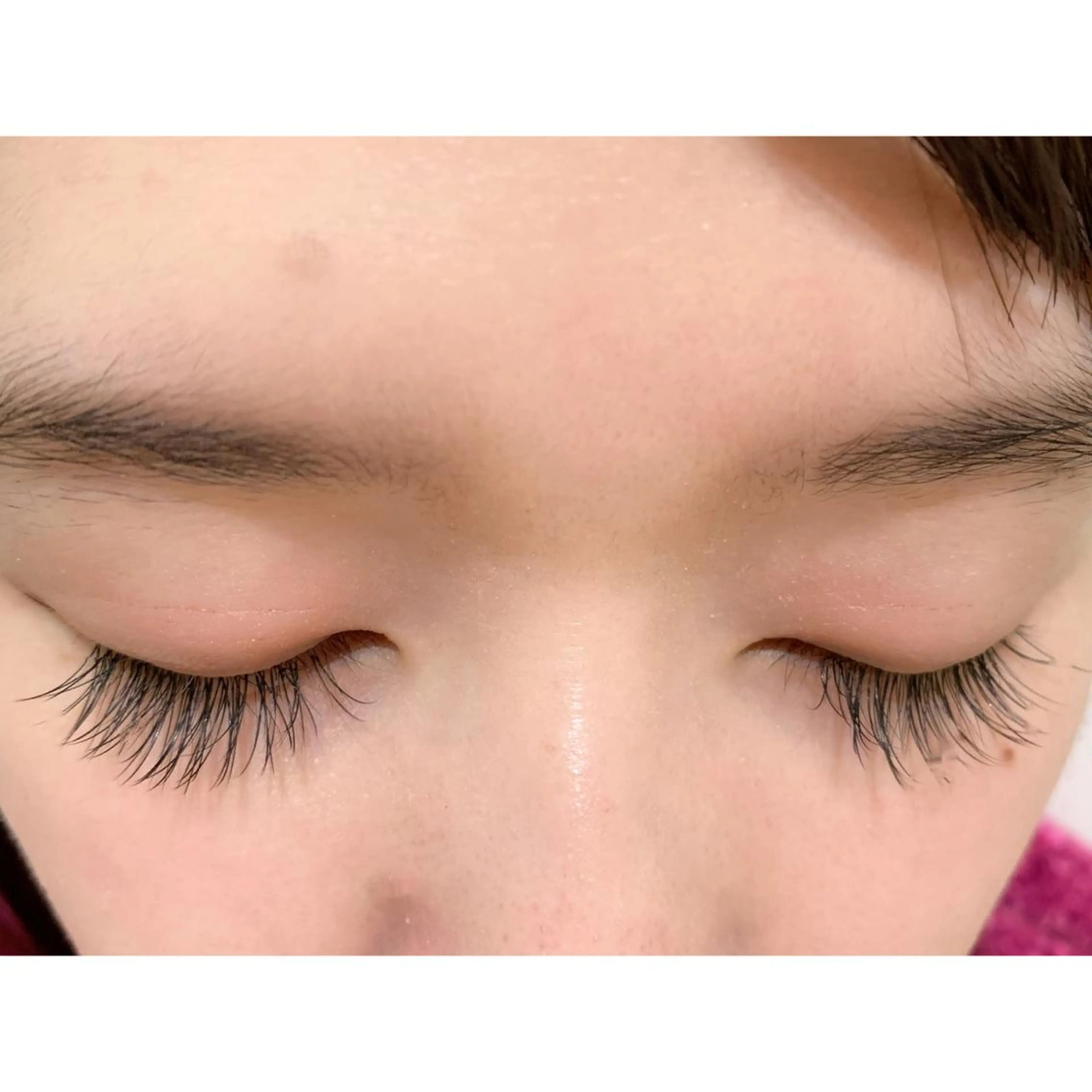 マツエク・マツパ Cカール フラットラッシュ 坂西 春果のマツエク・マツパデザイン