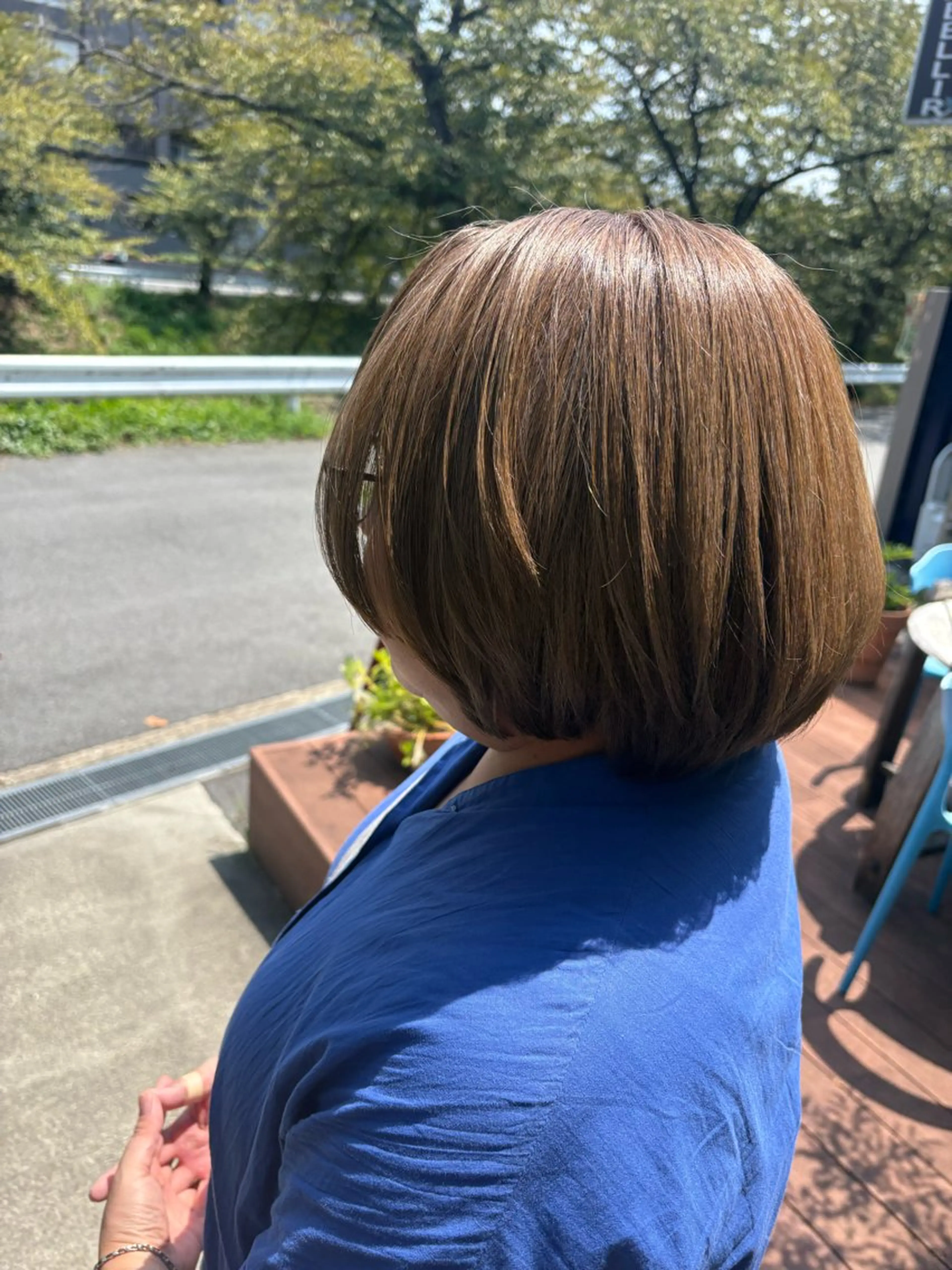 ショート カラー ヘアカラー ヘアーアンベリール ことねのヘアスタイル