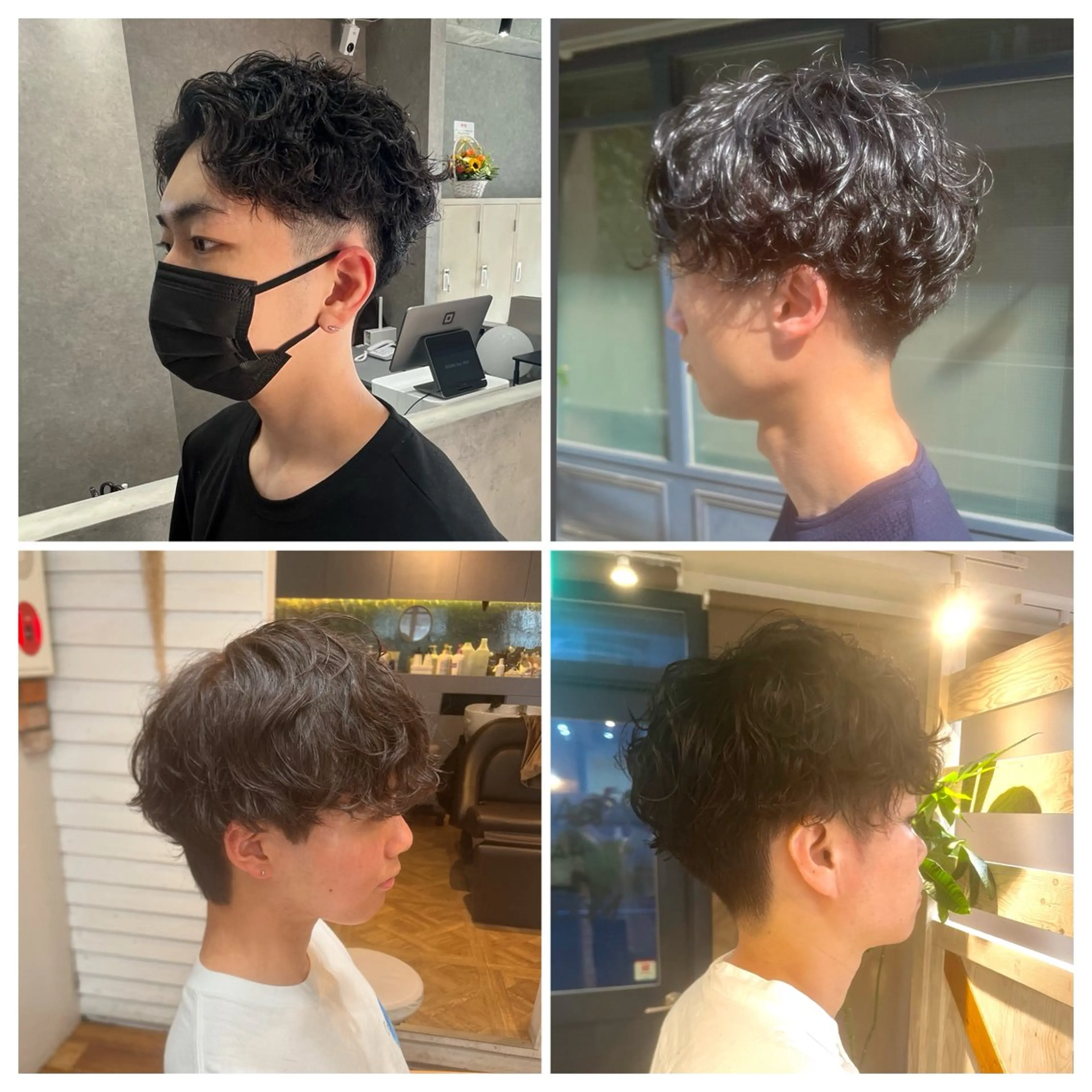 パーマ メンズ マッシュ メンズパーマ 波巻きパーマ カット パーマ トリートメント rawr hair rim所属・年末クーポン/ Rim店長 栗原柊のヘアスタイル