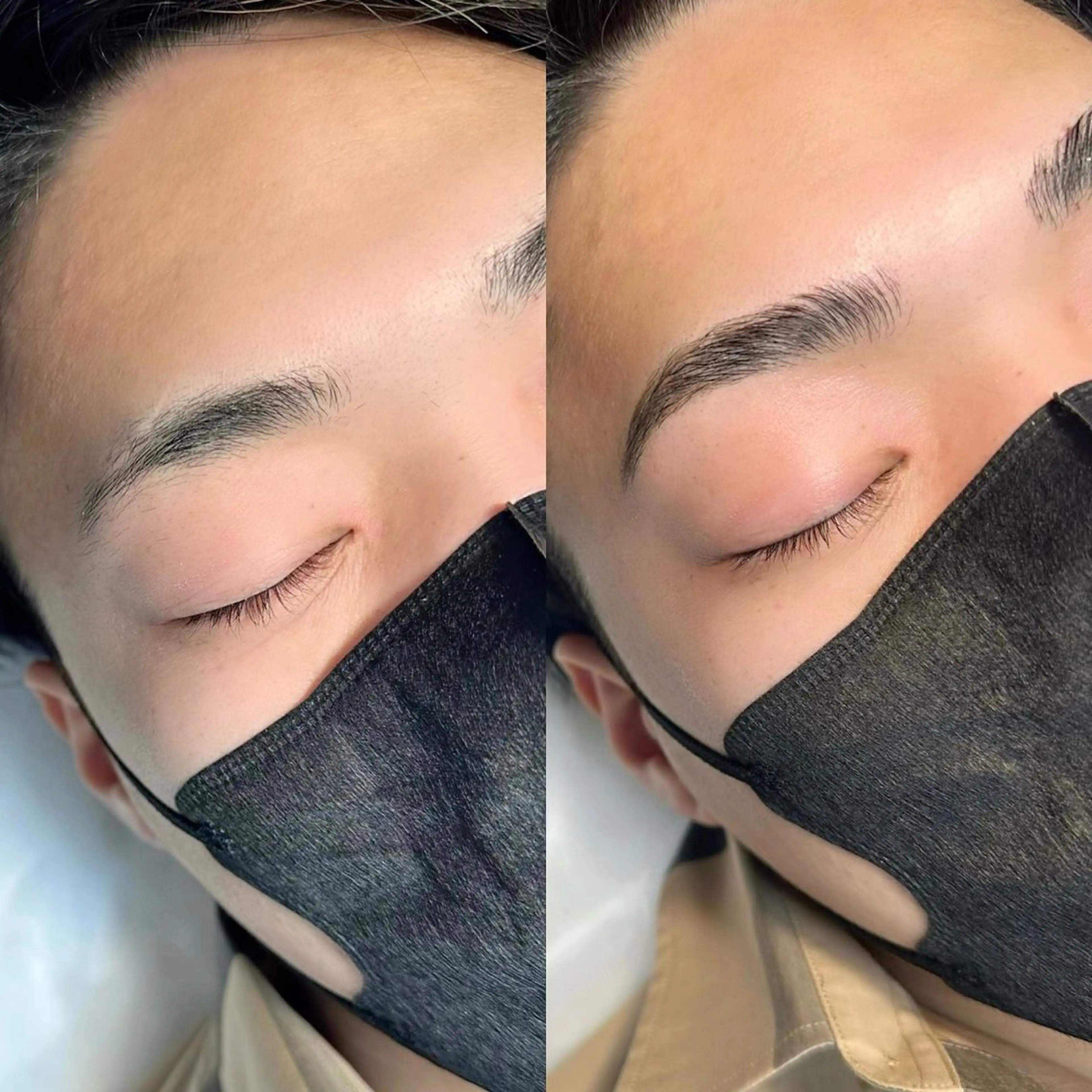 アイブロウ ハリウッドブロウリフト メンズアイブロウ BRILLANTE所属・BRILLANTE 🎀丸の内のマツエク・マツパデザイン