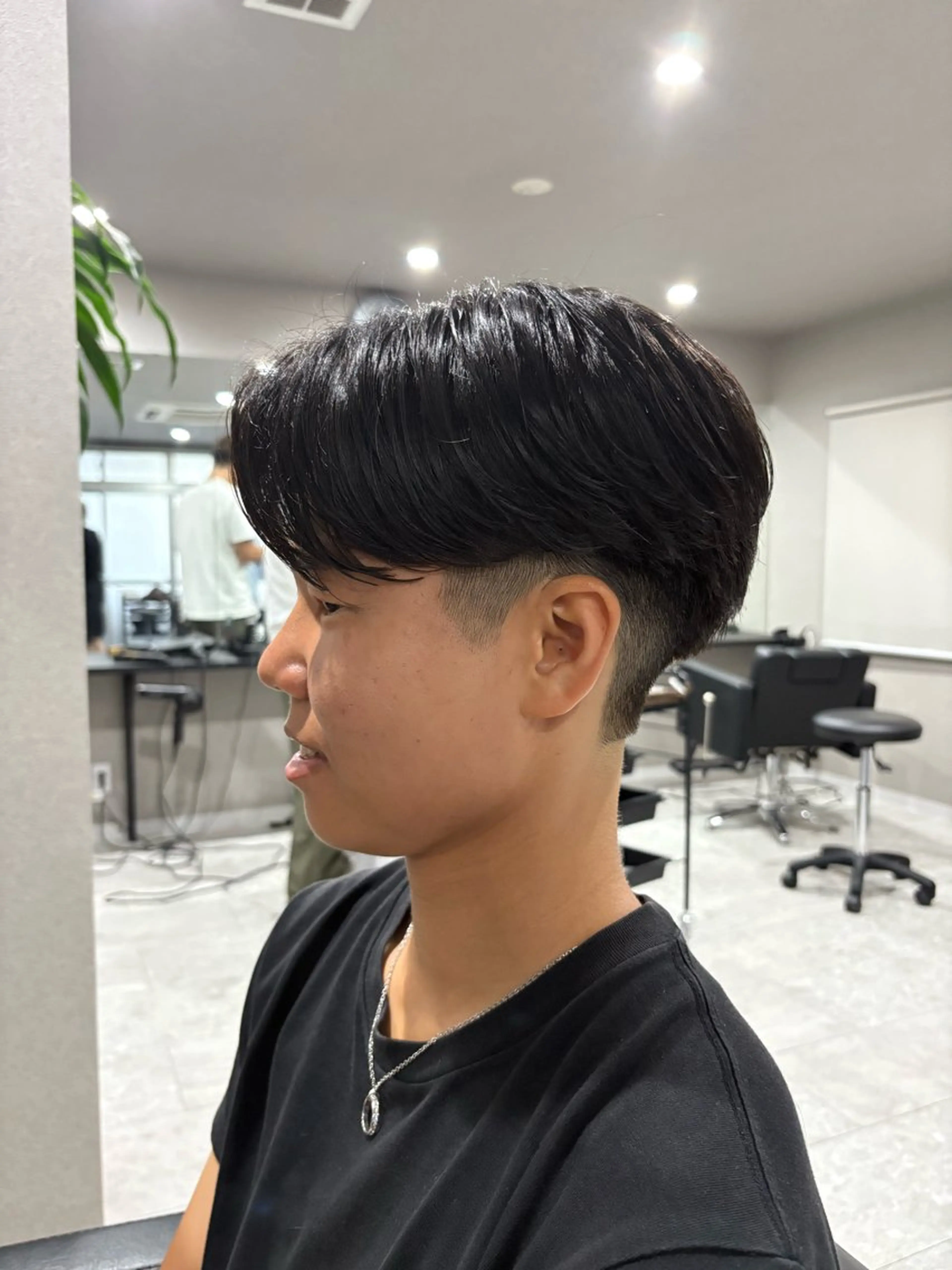 men's hair曲がる縮毛矯正の写真