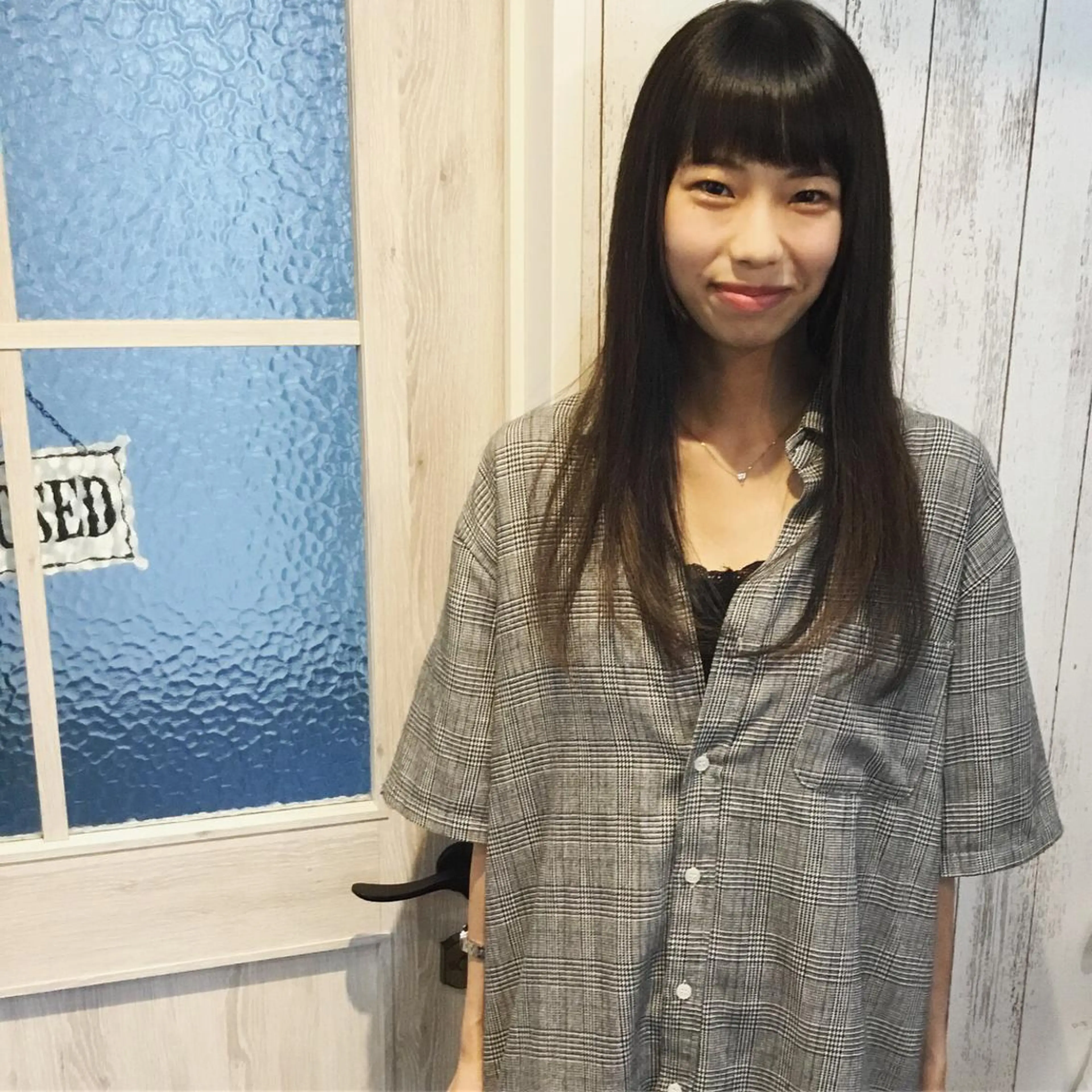 ロング カラー 金崎 新吾のヘアスタイル