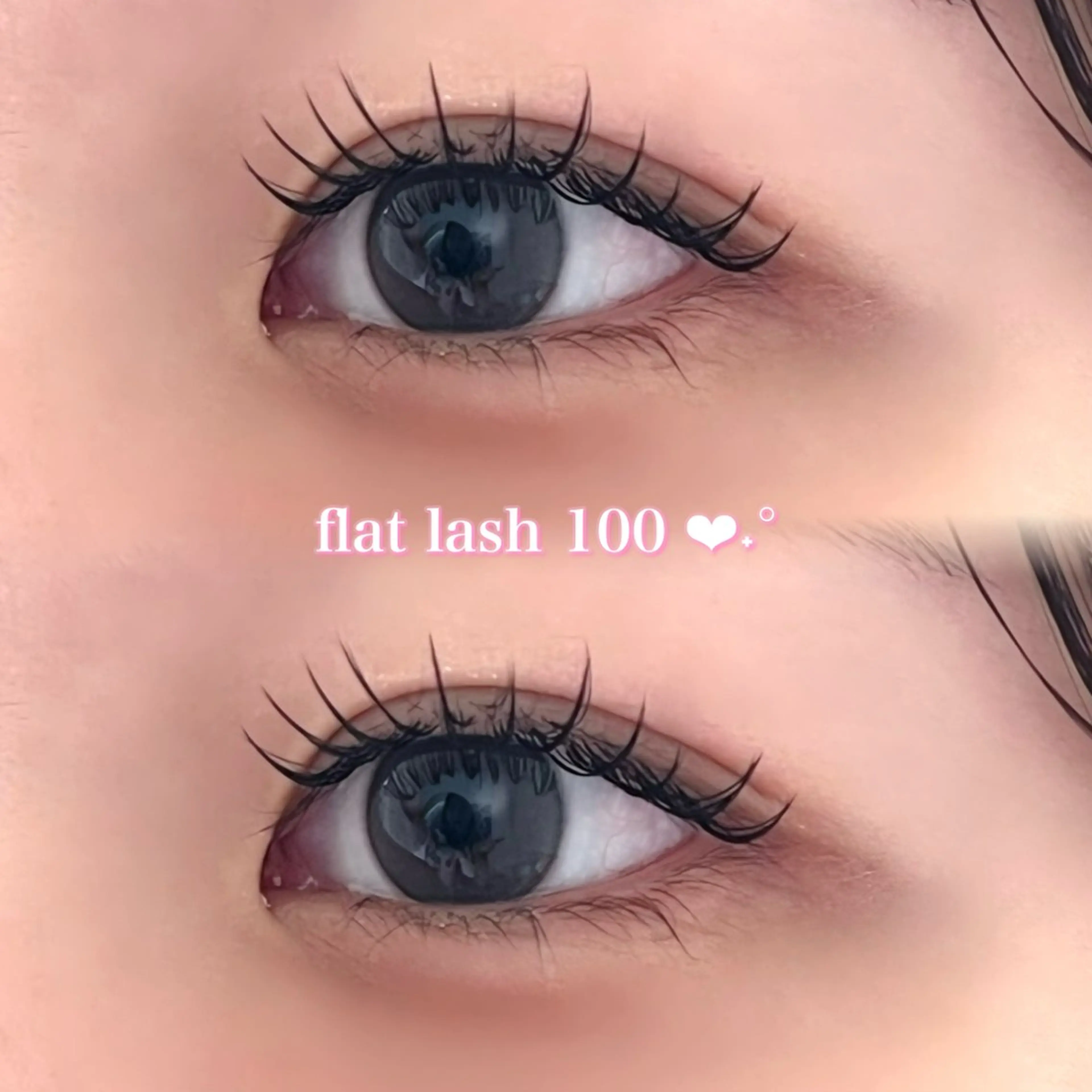 マツエク・マツパ Cカール フラットラッシュ マツエク BEAUTYLASH 野田阪神店 花岡沙菜のマツエク・マツパデザイン