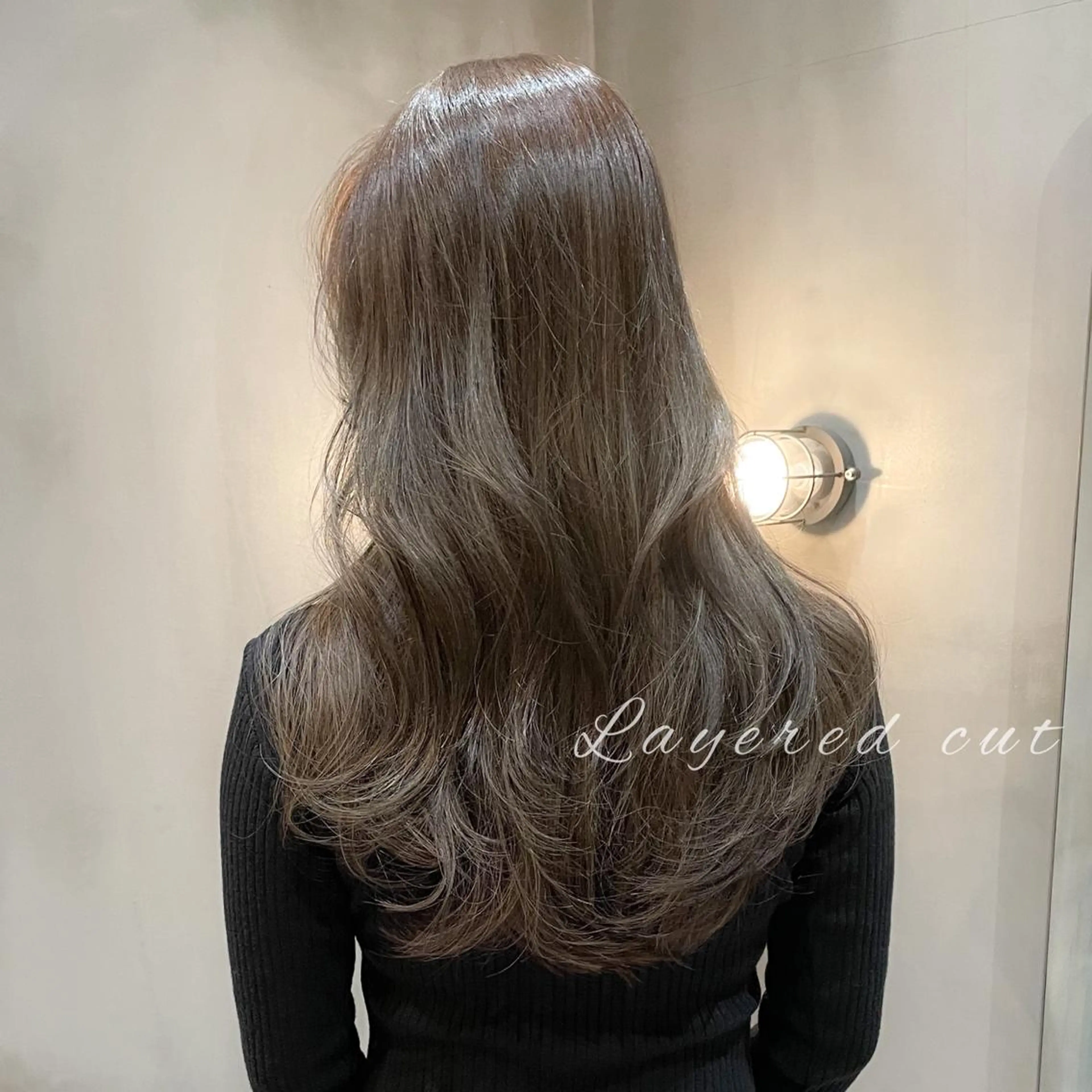 ロング 韓国風ヘア レイヤーカット LOMA🇰🇷 銀座クボタのヘアスタイル
