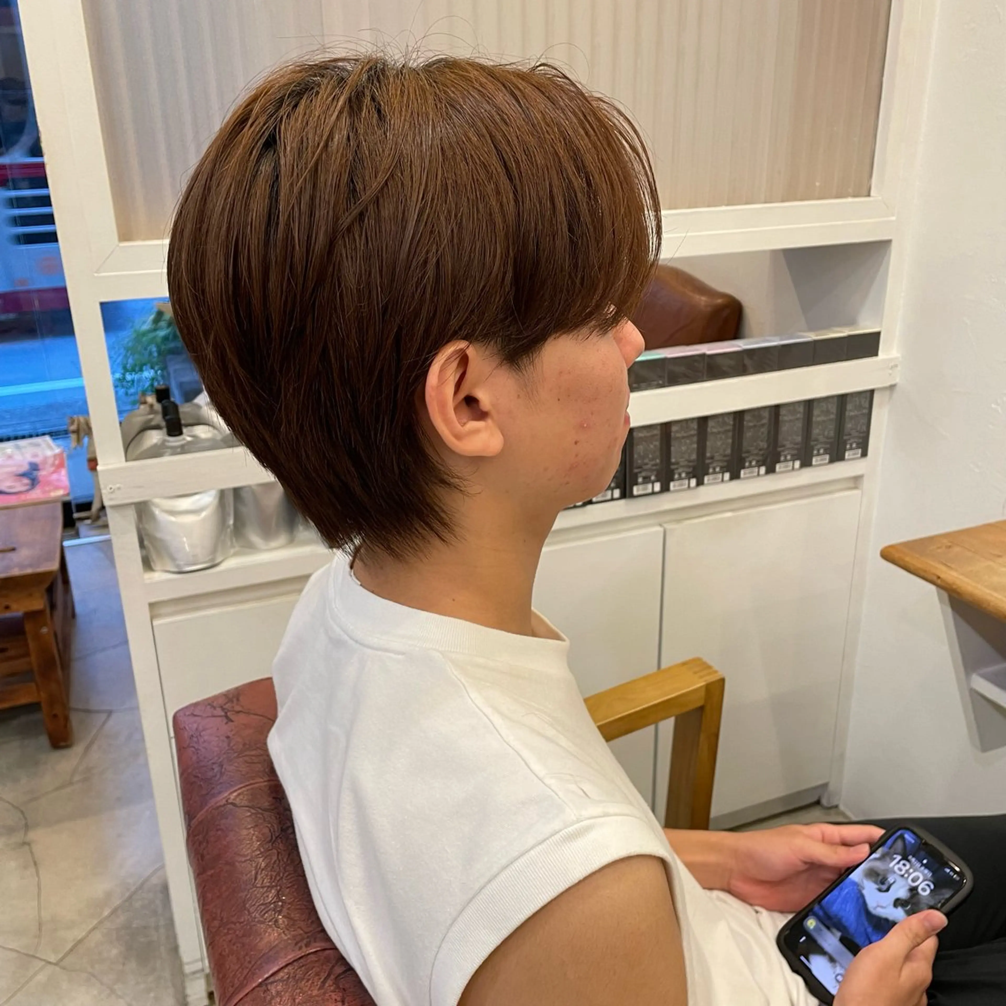 ショート メンズ センターパート 学生（メンズ向け） 学生 畠山 渚のヘアスタイル