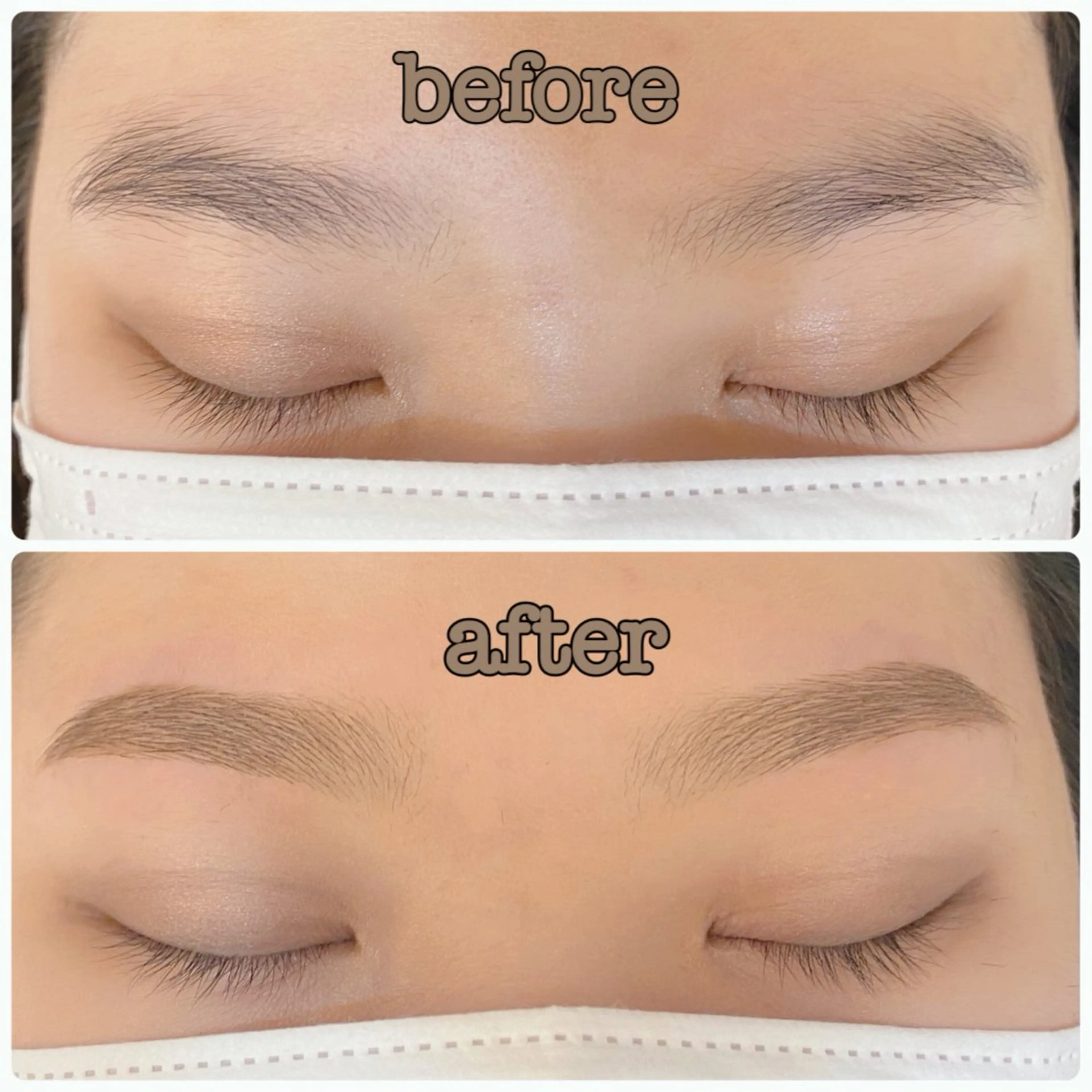 アイブロウ 眉毛ワックス脱毛 BGP いなばのエステ・リラクイメージ