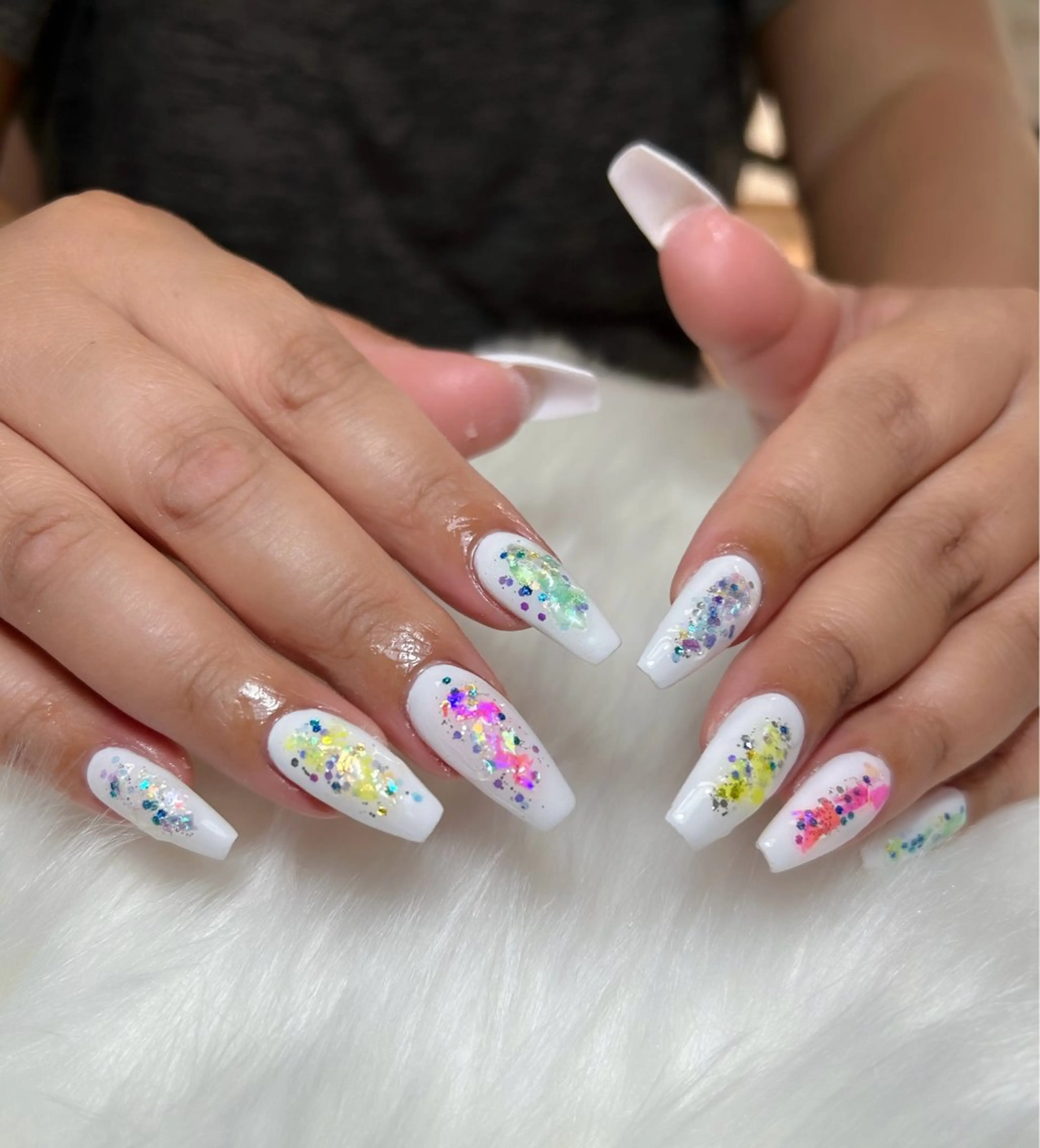 ネイル オーロラネイル キラキラネイル Chan nailsのネイルデザイン