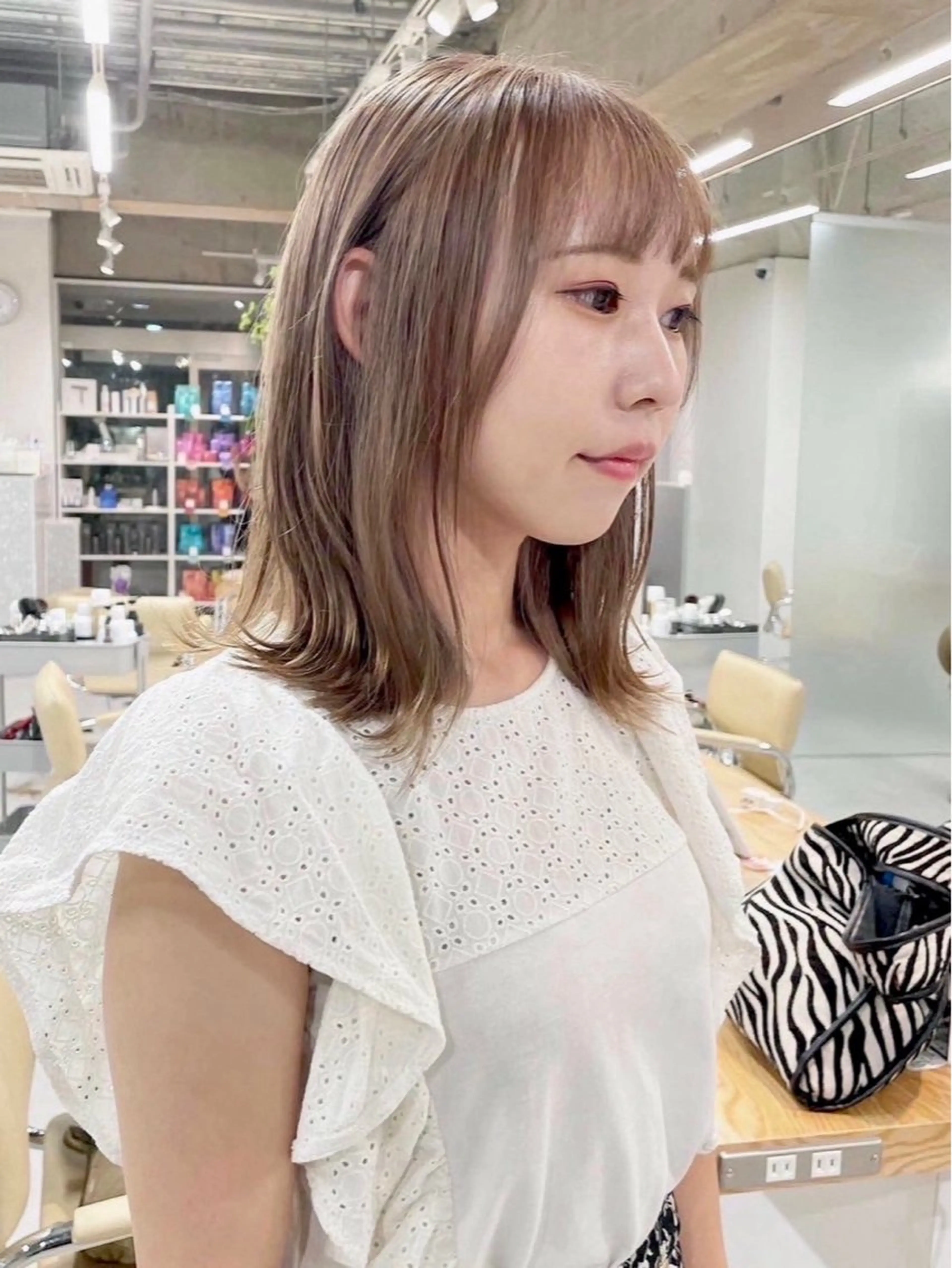 セミロング 暖色カラー/パーマ /AKIR‎A🌝のヘアスタイル