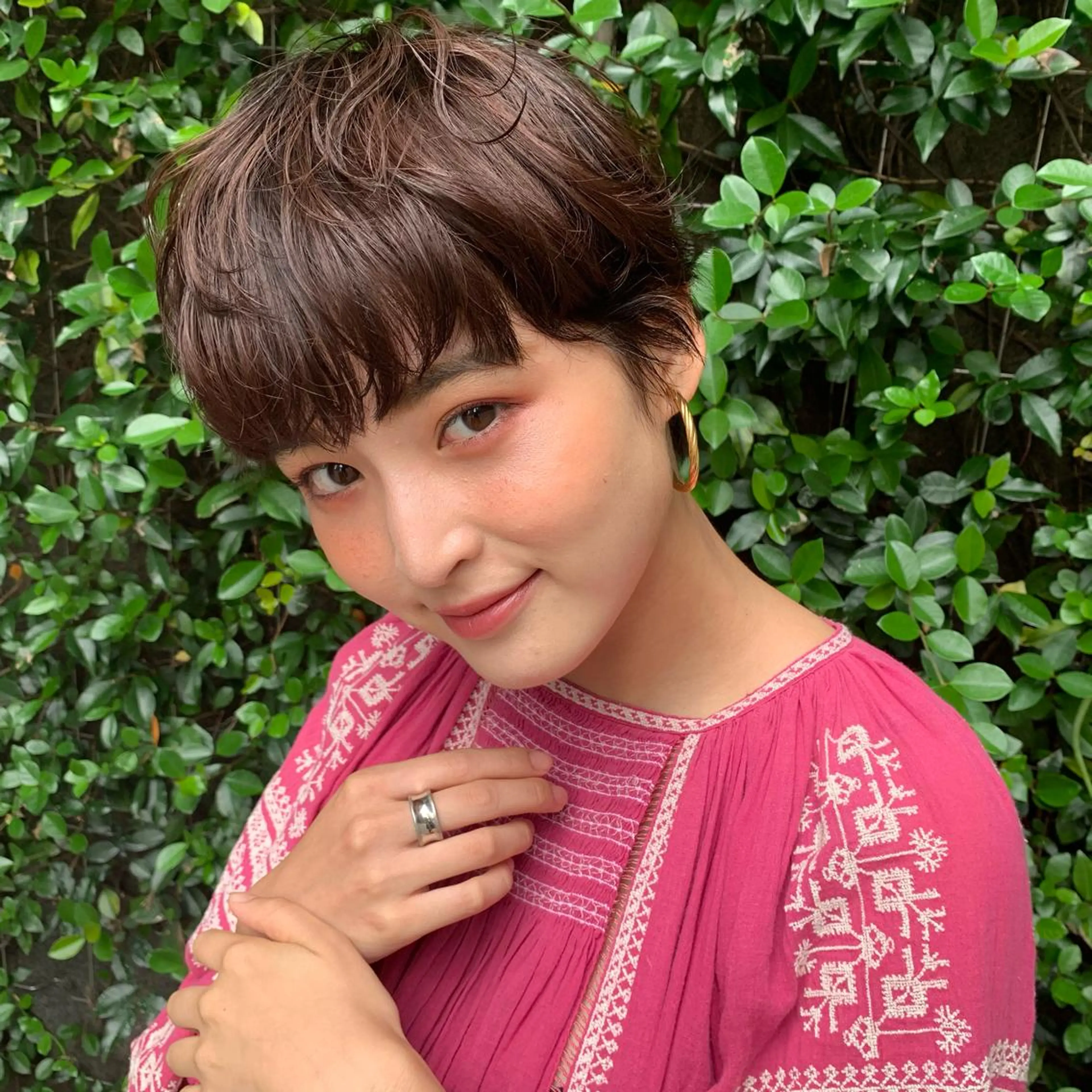 ショート カラー ヘアカラー トリートメント REM 阿佐ヶ谷所属・REM【阿佐ヶ谷】 MEGUのヘアスタイル