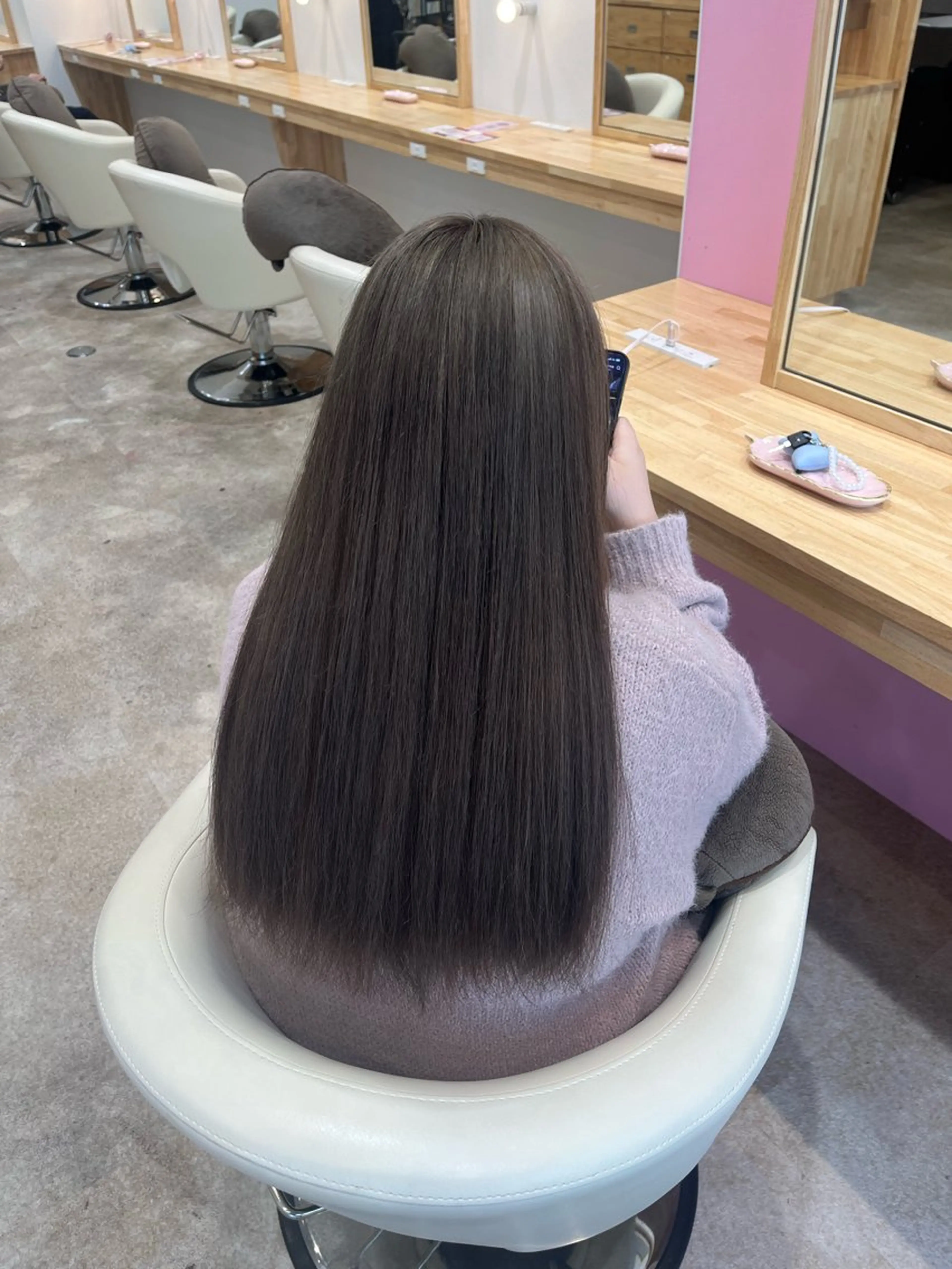 ロング カラー 望愛/レイヤー/ハイ トーン/デザインのヘアスタイル