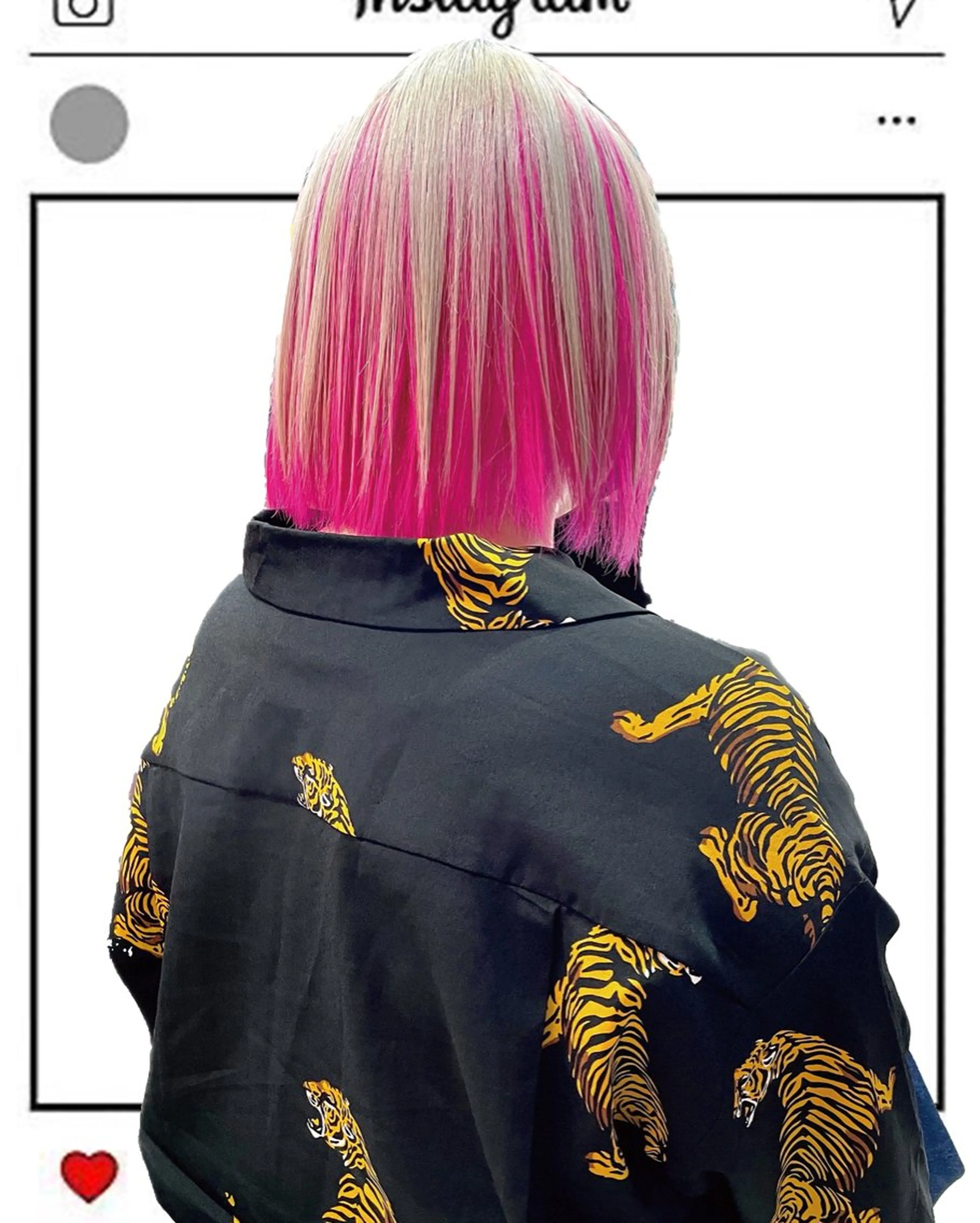 ［ショート&ミディアム限定デザインカラー］カット+ダブルケアブリーチ+デザインカラー+TK3の写真