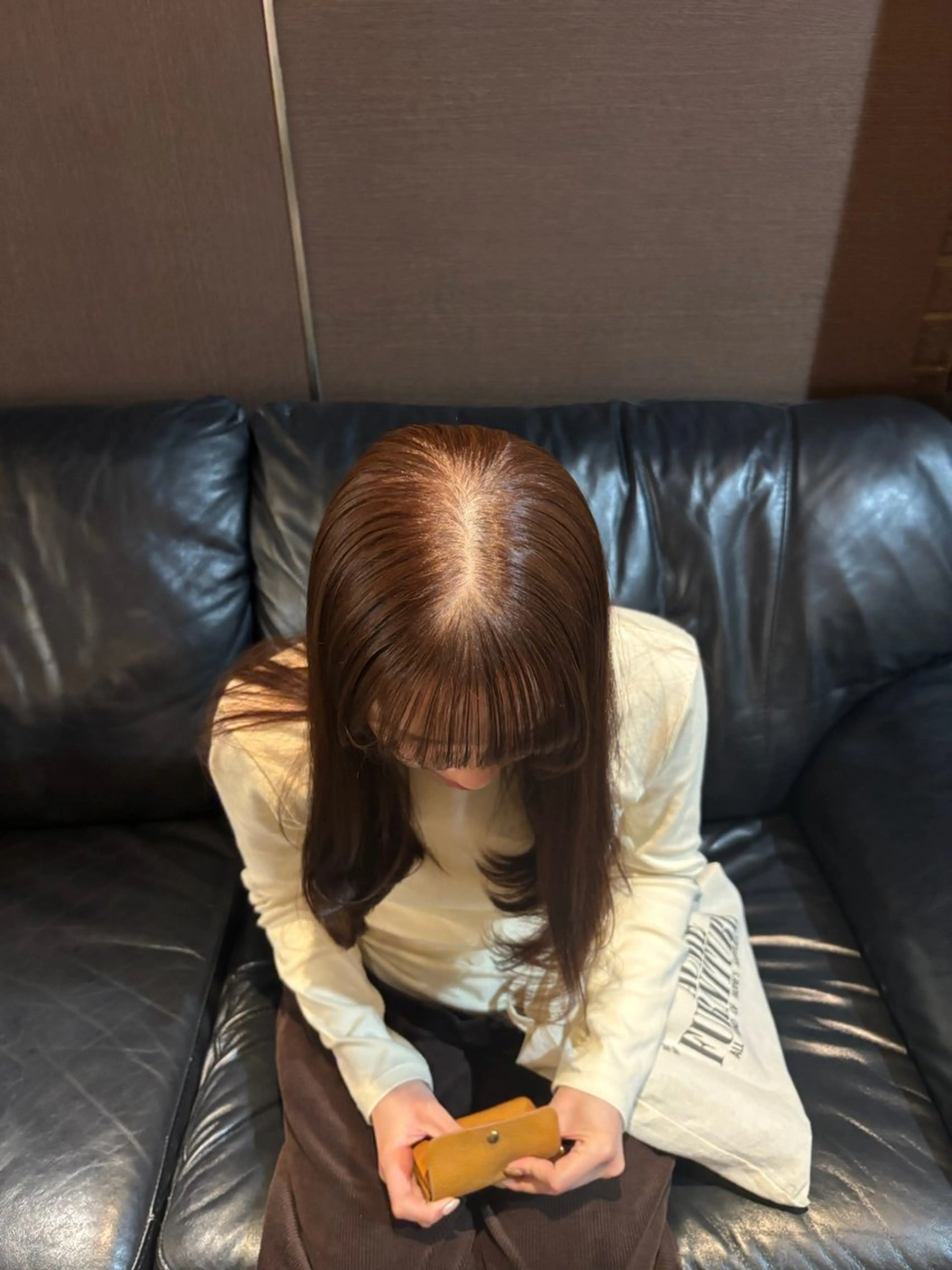 ロング カラー ベージュカラー ブラウンカラー [naitre] mashiroのヘアスタイル