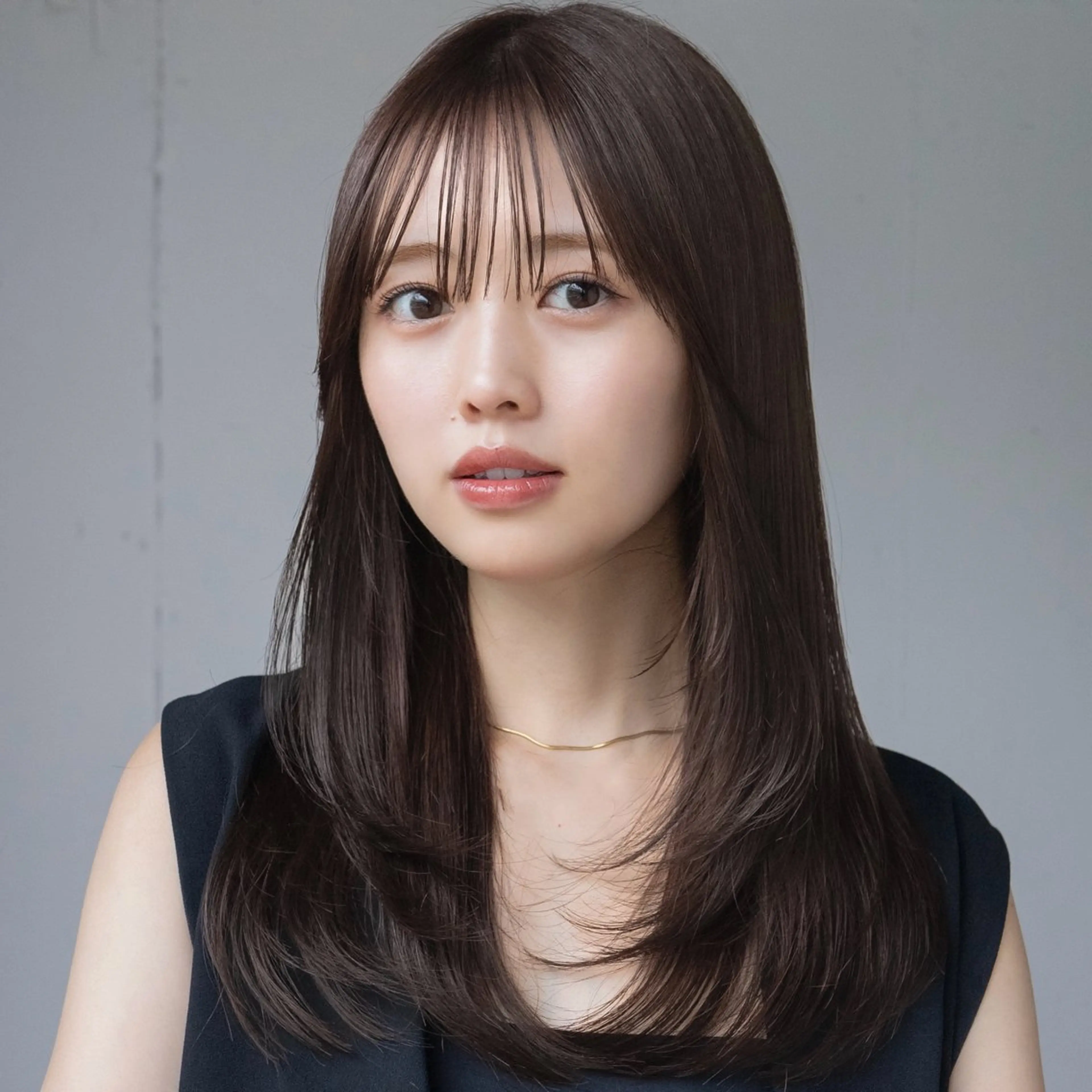 ロング カット ヘアセット AIN.ANLY.所属・顔まわりカット/レイ ヤーカット/小池 祐のヘアスタイル