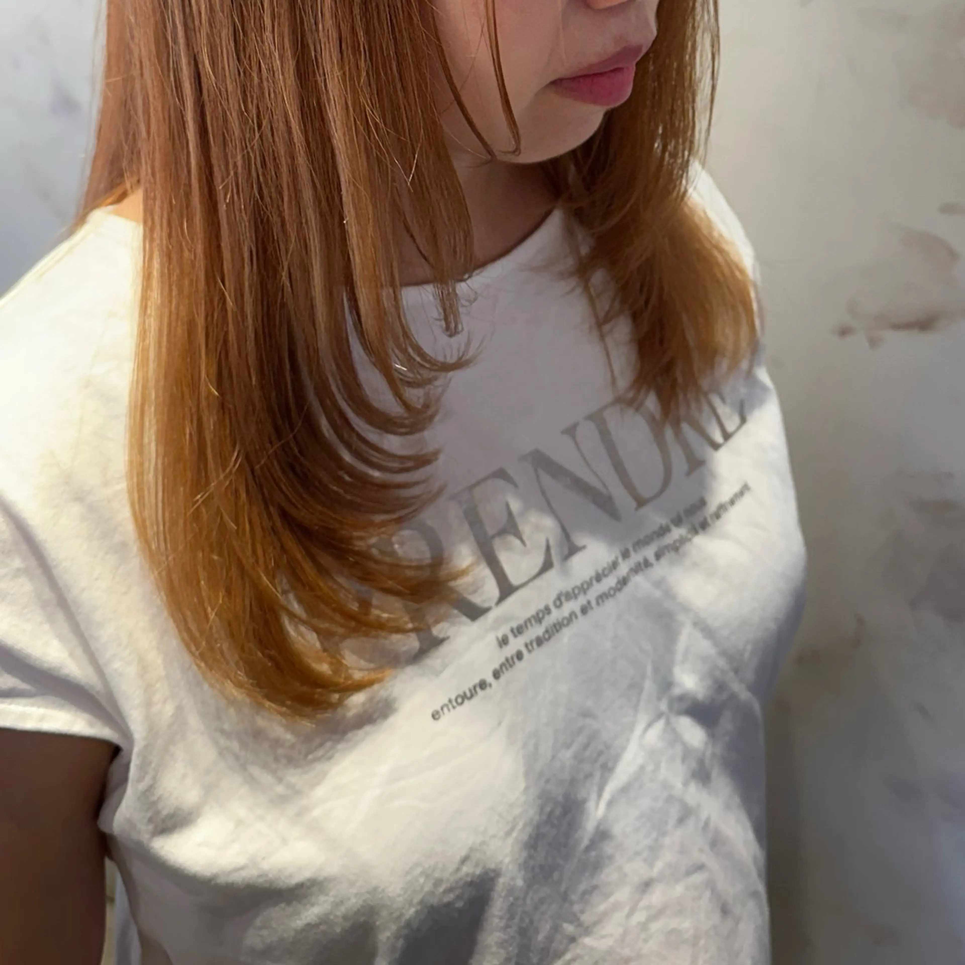 セミロング 顔周りカット レイヤーカット S.O.L所属・井上 三沙希のヘアスタイル