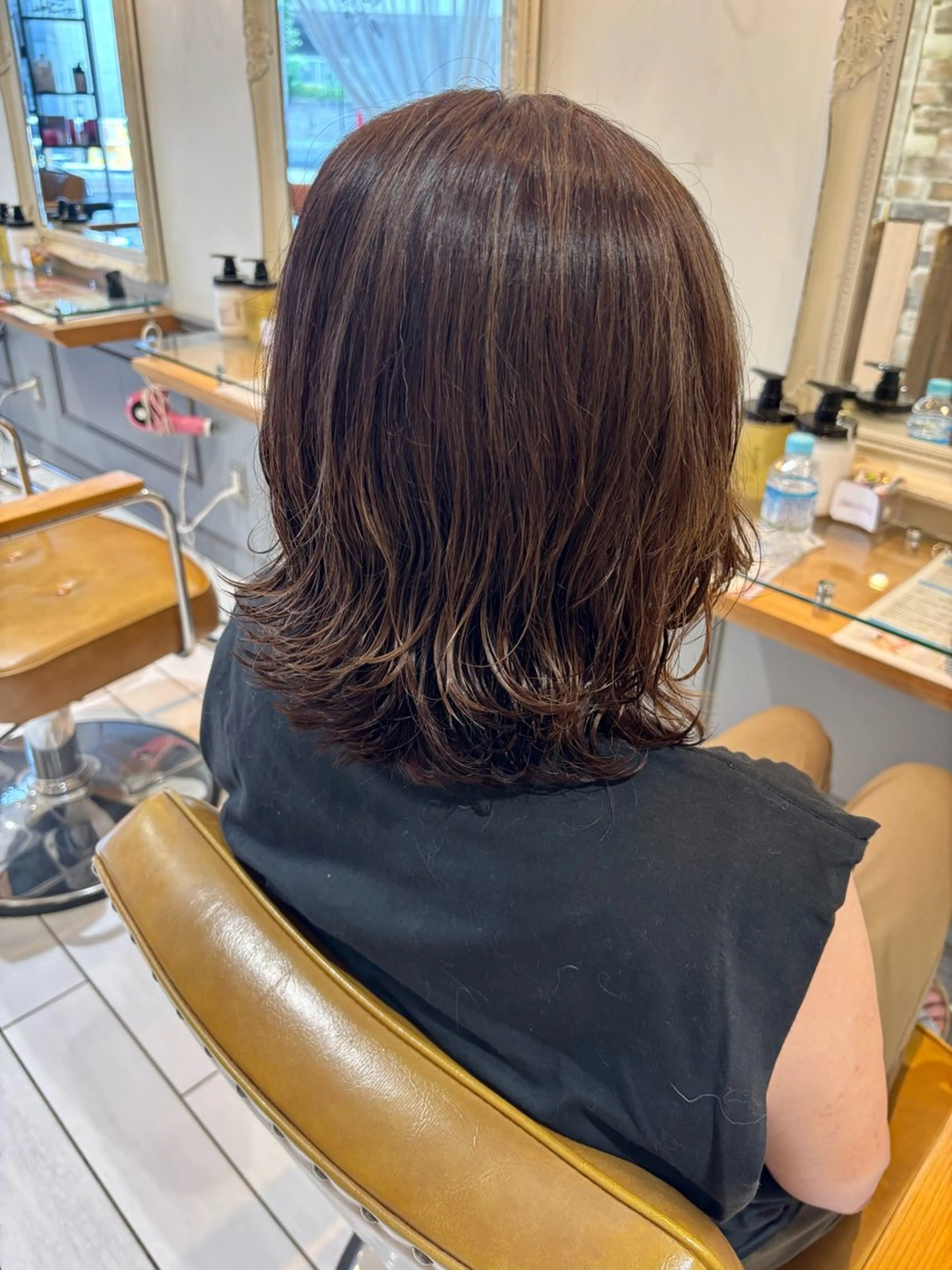 ミディアム ハイライト ヘアカラー トリートメント Noel .⋆𝜗𝜚のヘアスタイル