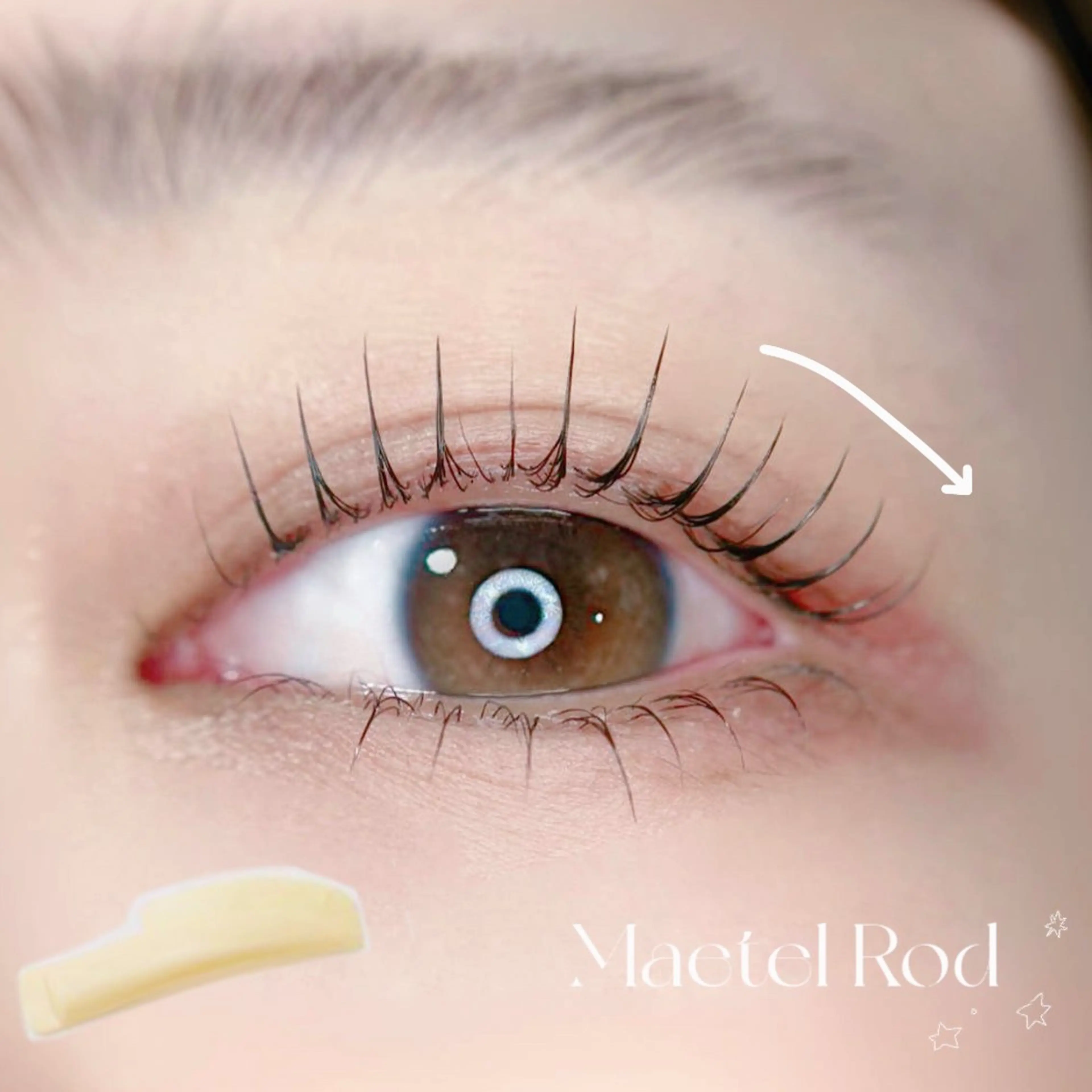 🌟中顔面短縮🌟《選べるデザイン★》【上下】似合わせまつげパーマ¥8,760 ＋美容液コーティング付き⭐️の写真