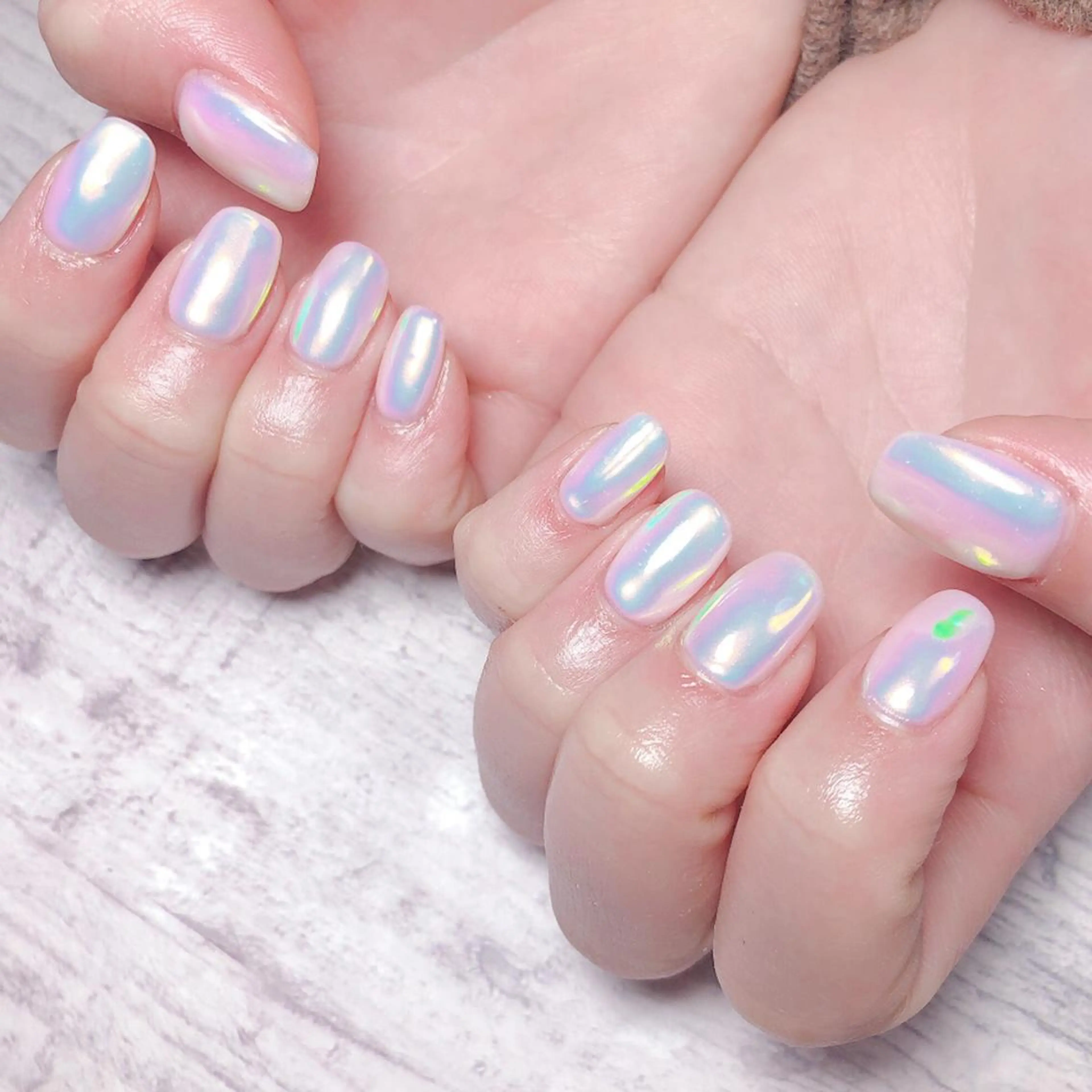 ネイル ミラーネイル 個室ネイルサロンDolly Girl〜ドーリーガール〜所属・DollyGirl KYOKOのネイルデザイン