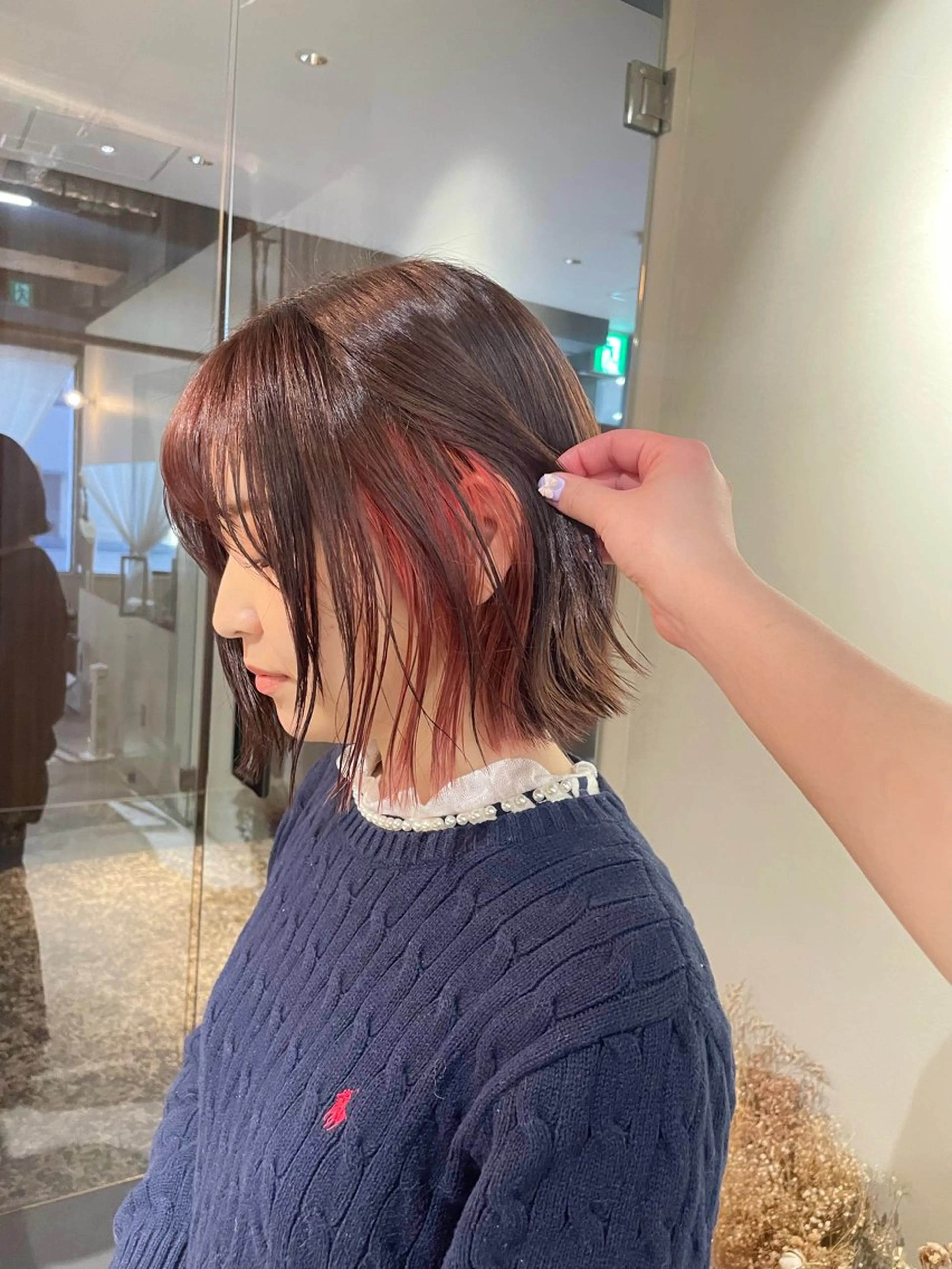 カラー 山下 悠月のヘアスタイル