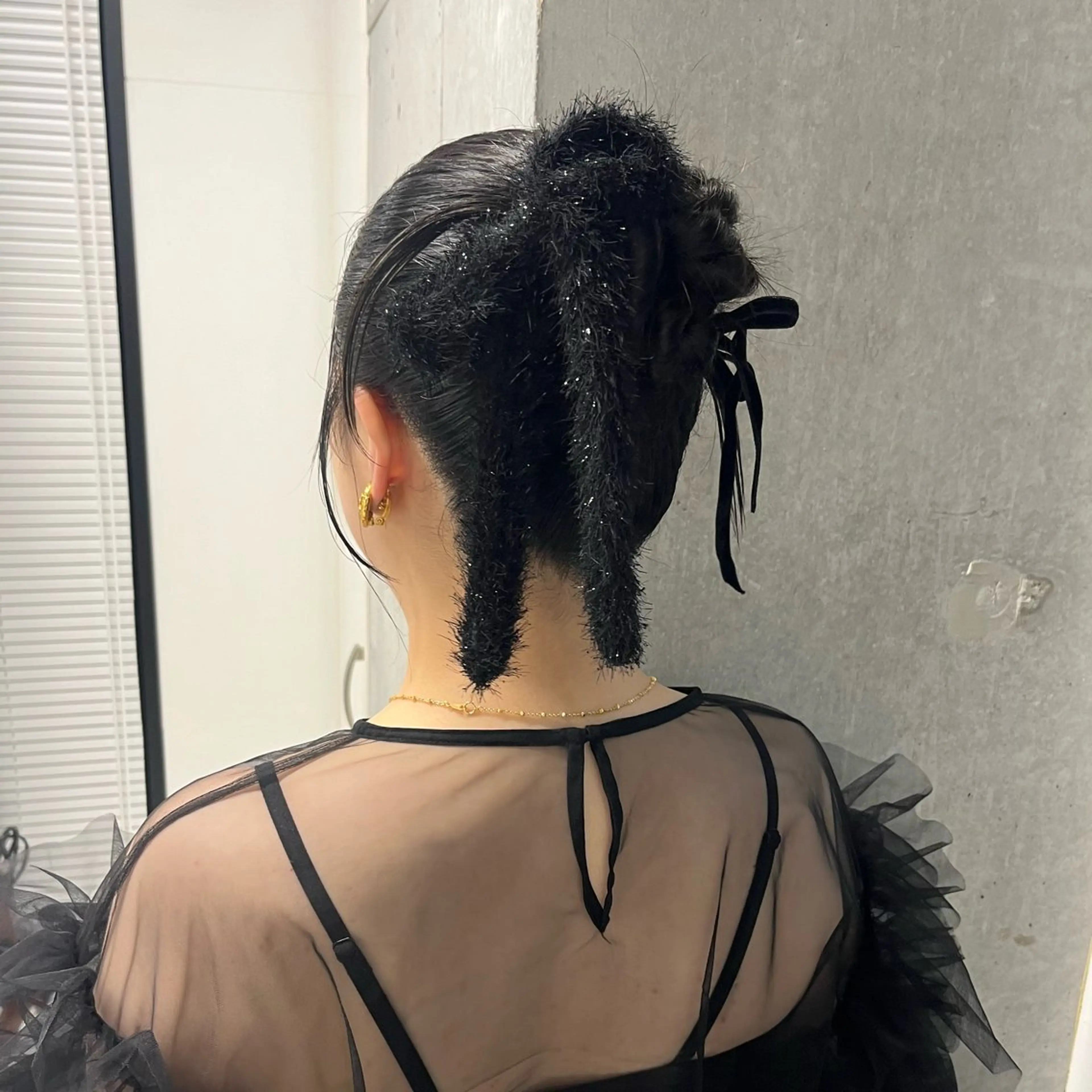 ヘアアレンジ ヘアセット りおな/エクステ /ミルクティーカラーのヘアスタイル