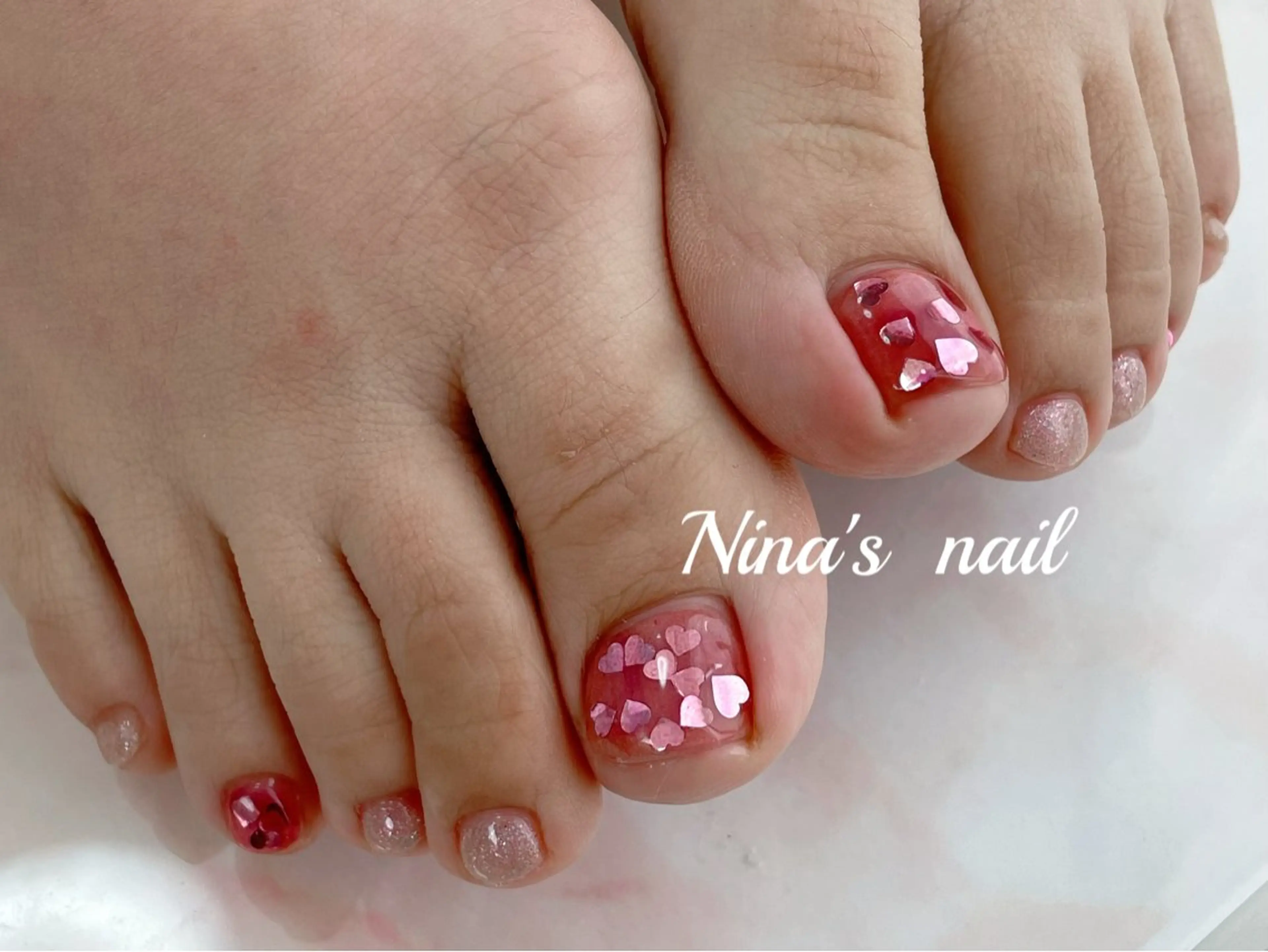 ネイル フットネイル Nina's nailのネイルデザイン