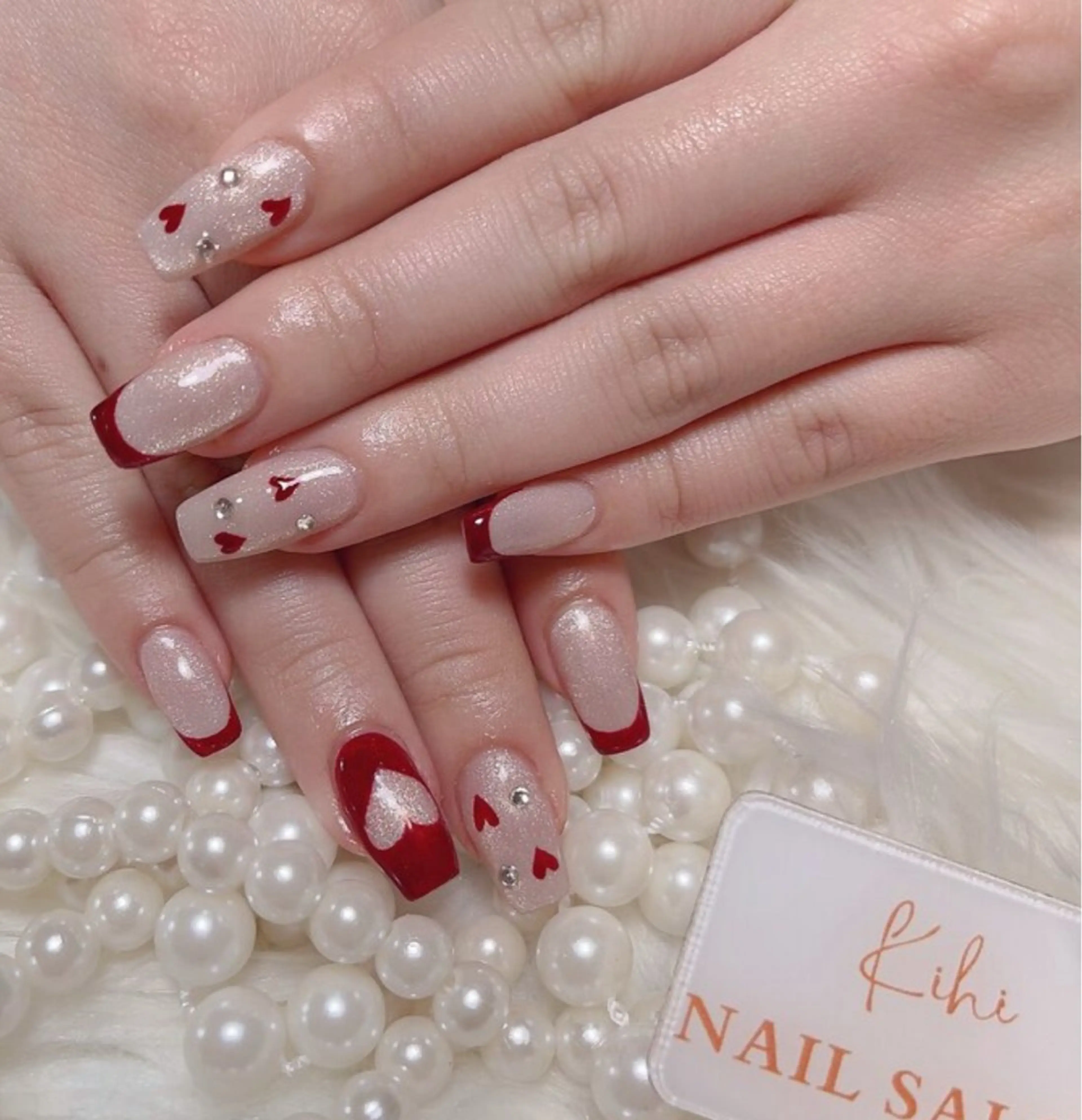 自店定額シンプルワンホンネイルデザイン(ジェルオフ無料)の写真