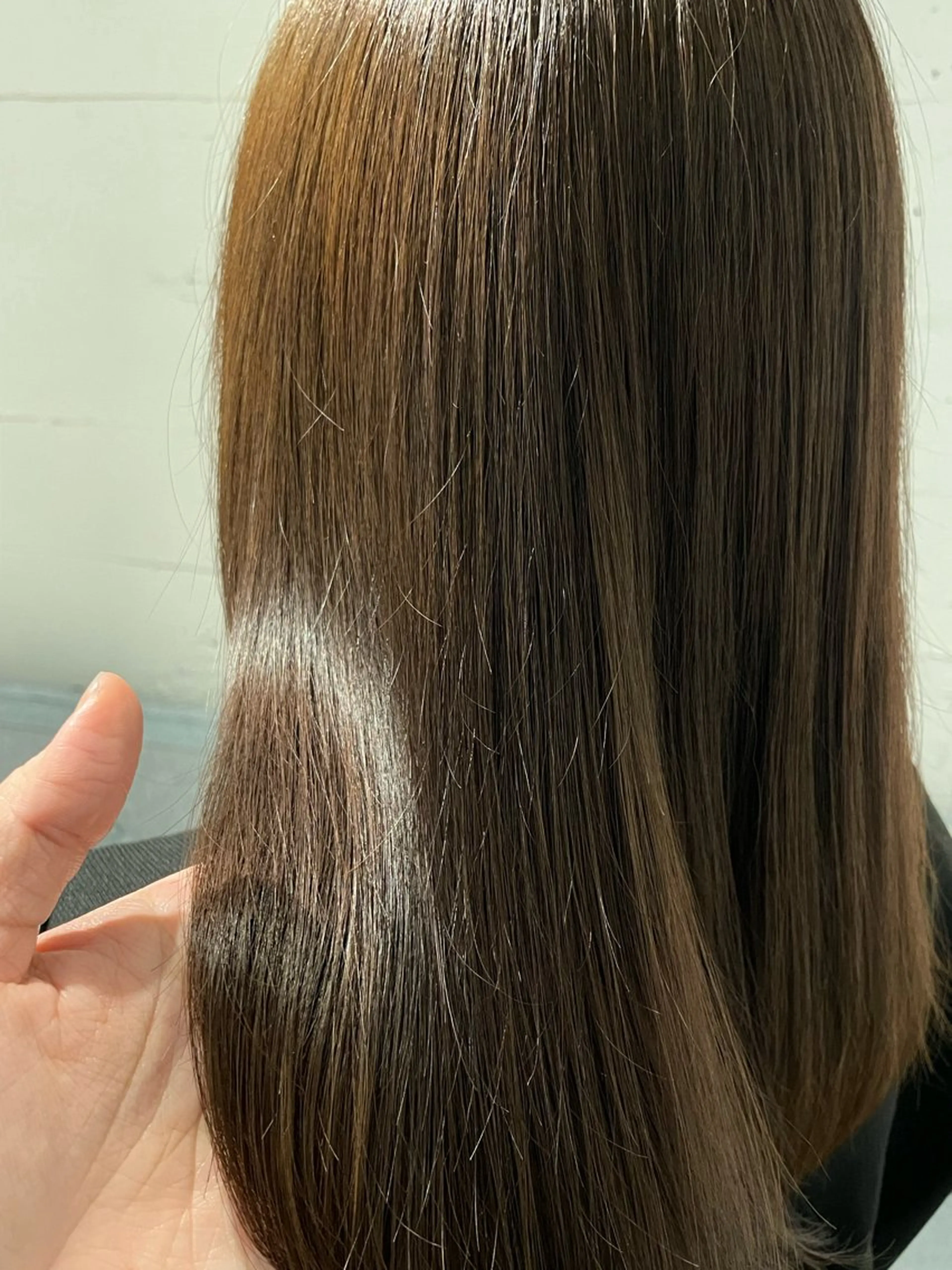 ミディアム カラー ベージュカラー オリーブベージュ トリートメント みゆか🌻 目黒/似合わせカラーのヘアスタイル