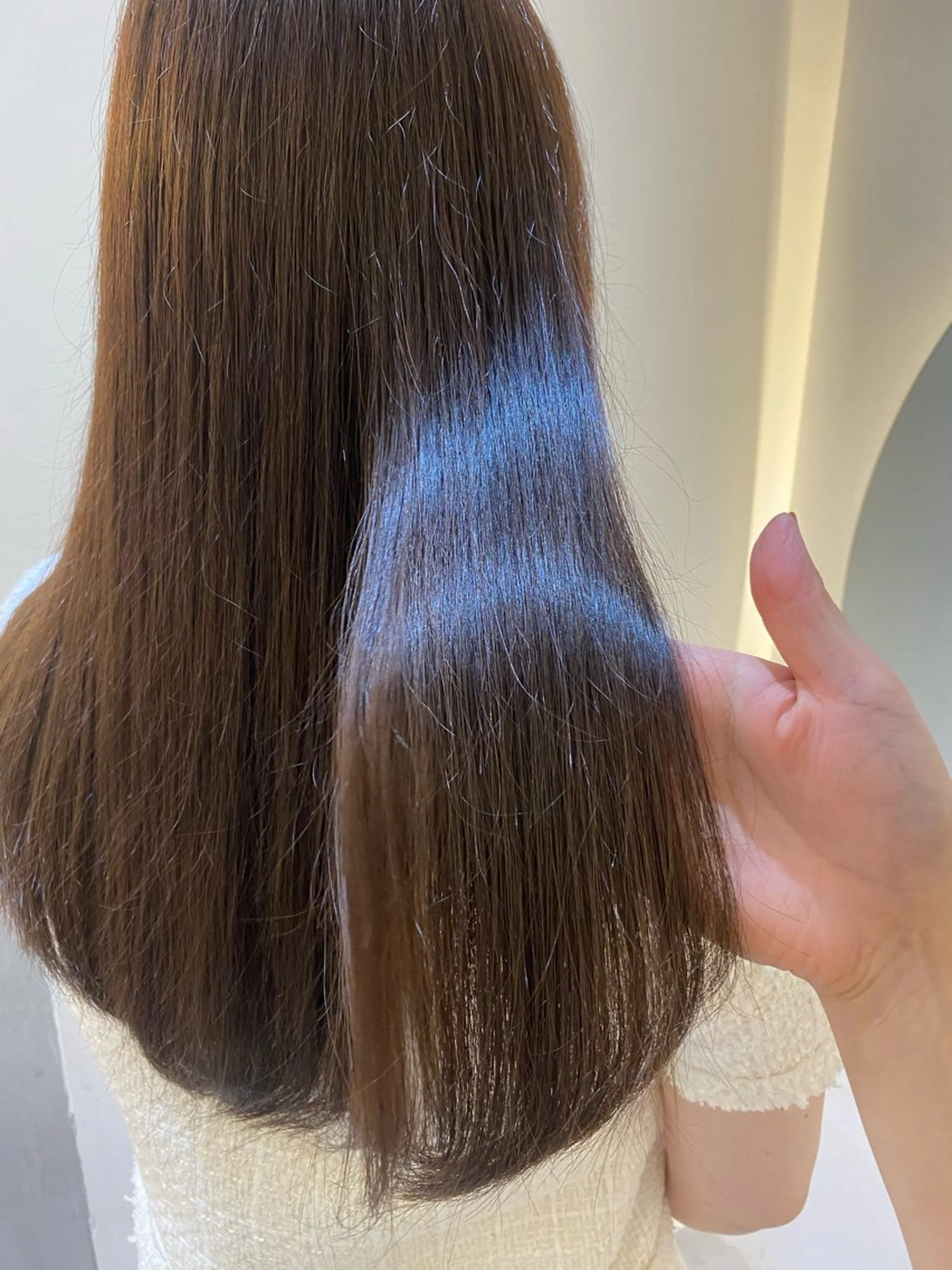 ロング カラー nok所属・レイヤー/ベージュ/ どますず🌺のヘアスタイル