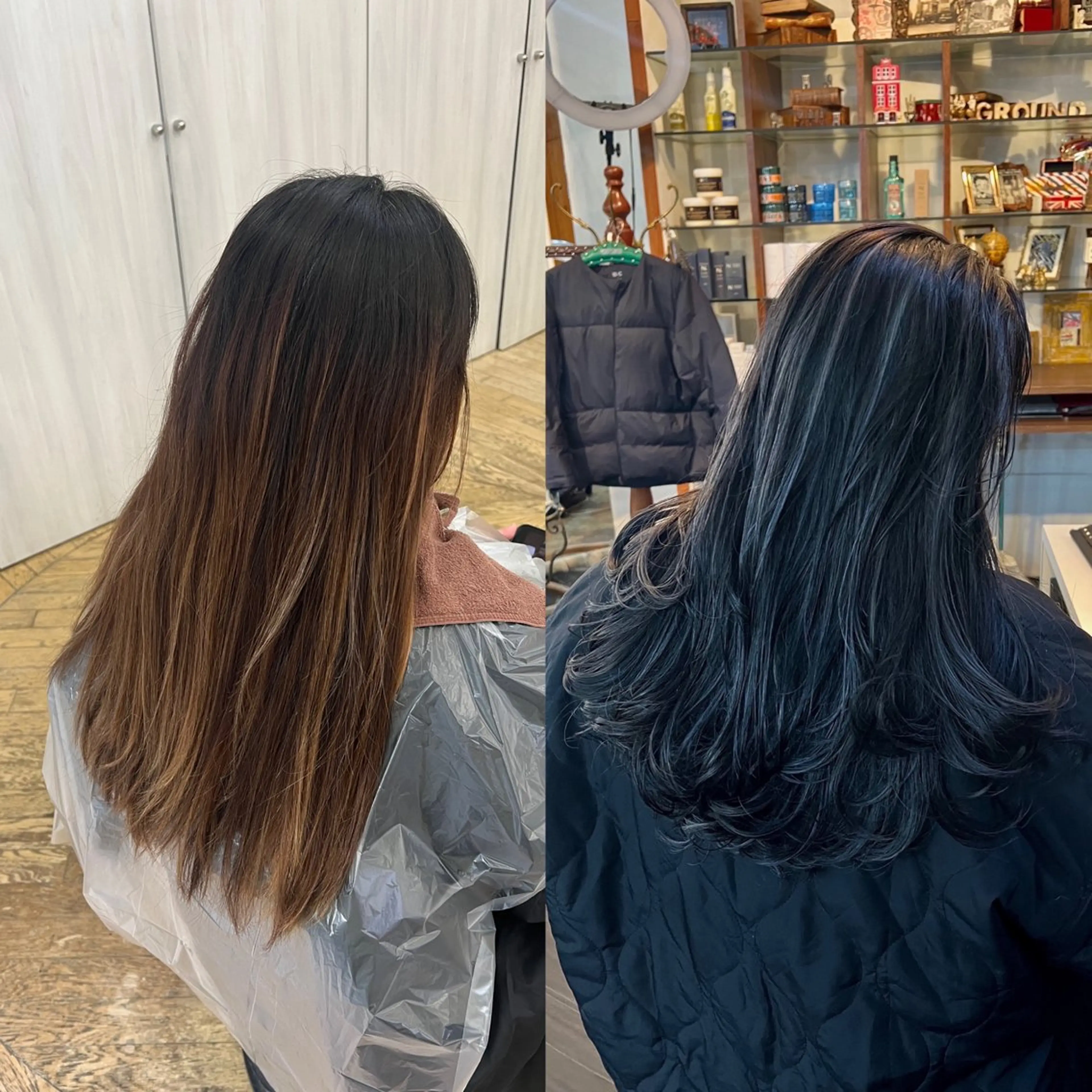 ロング カラー ヘアカラー トリートメント レイヤー/ボブ/ ミニボブ/AOIのヘアスタイル