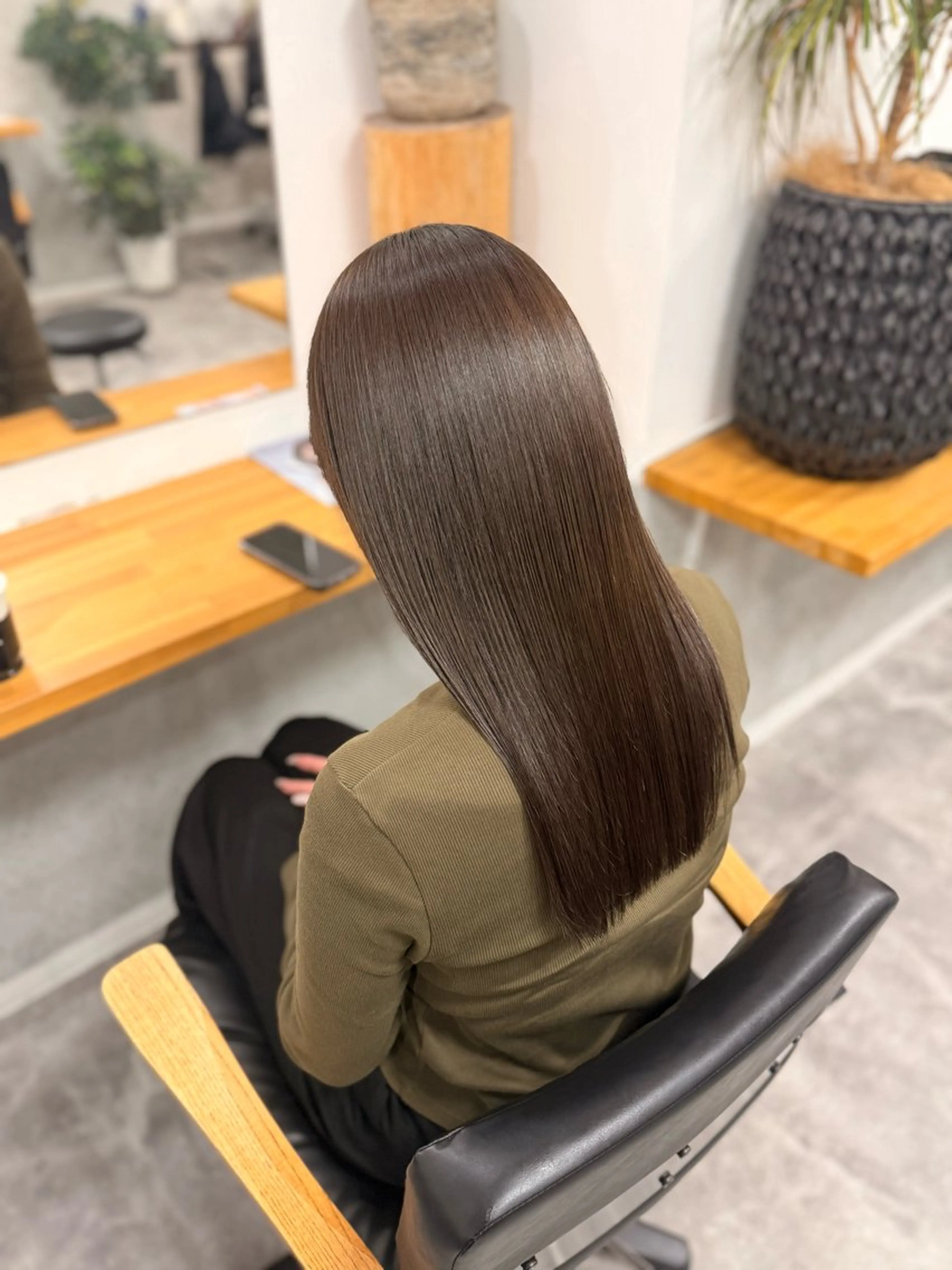 ロング カット ヘアカラー トリートメント hoNua. ＊Ruri＊のヘアスタイル