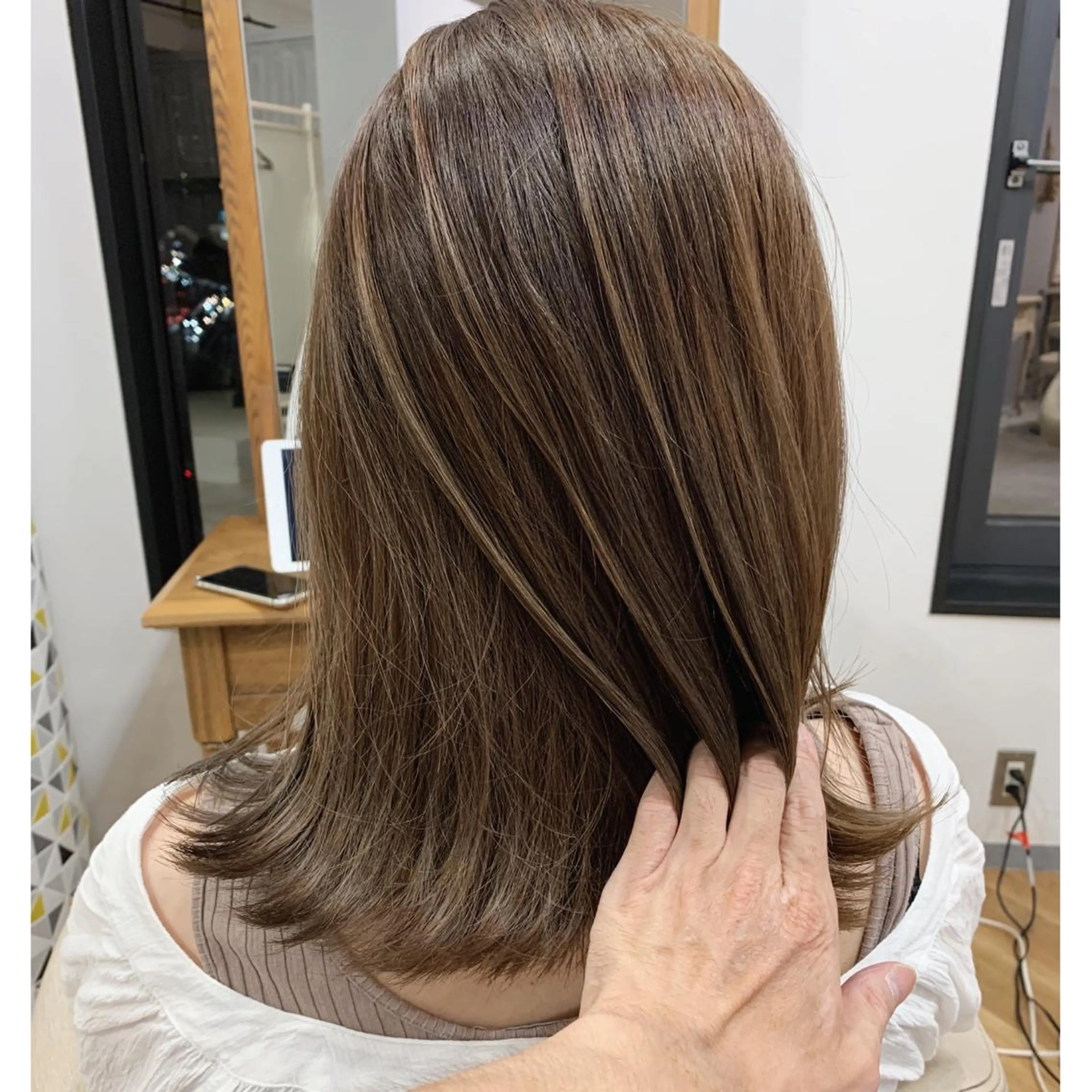 ミディアム 森 隆司のヘアスタイル