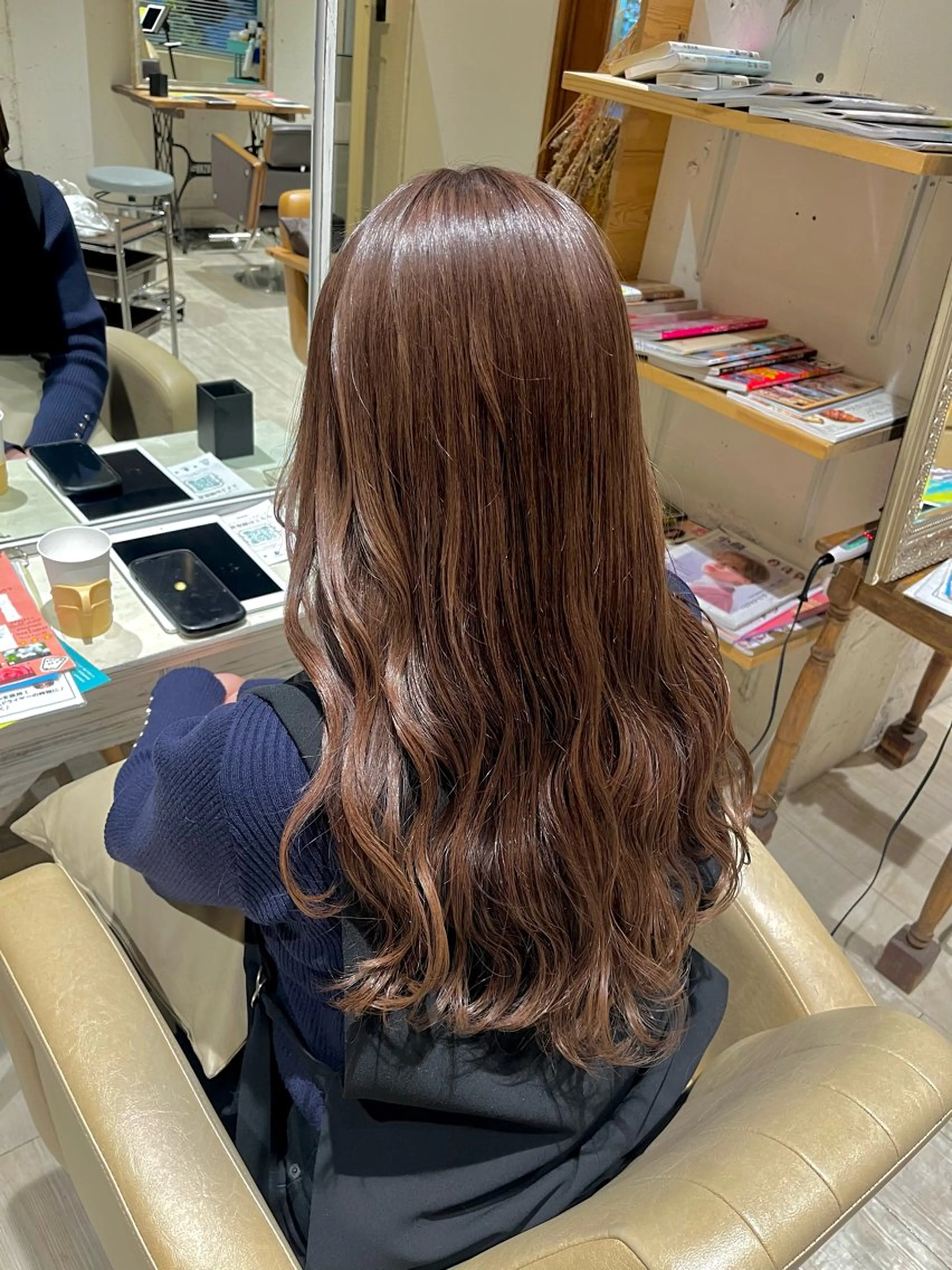 ロング カラー ブリーチ ブラウンカラー ココアブラウン ヘアカラー さとう ちほみ🐼のヘアスタイル