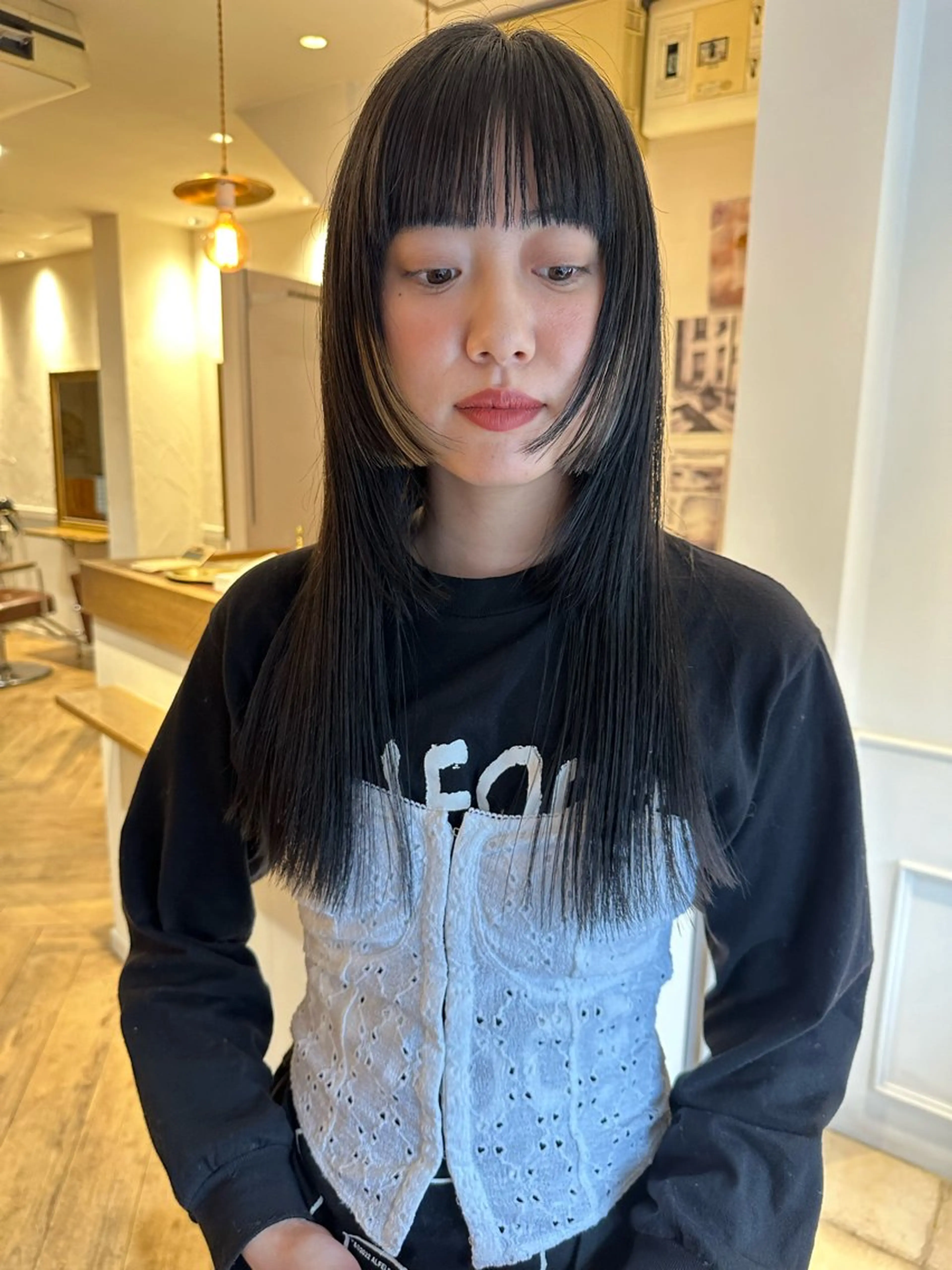 ロング カラー Manaka🟤 今泉　Musiiikのヘアスタイル