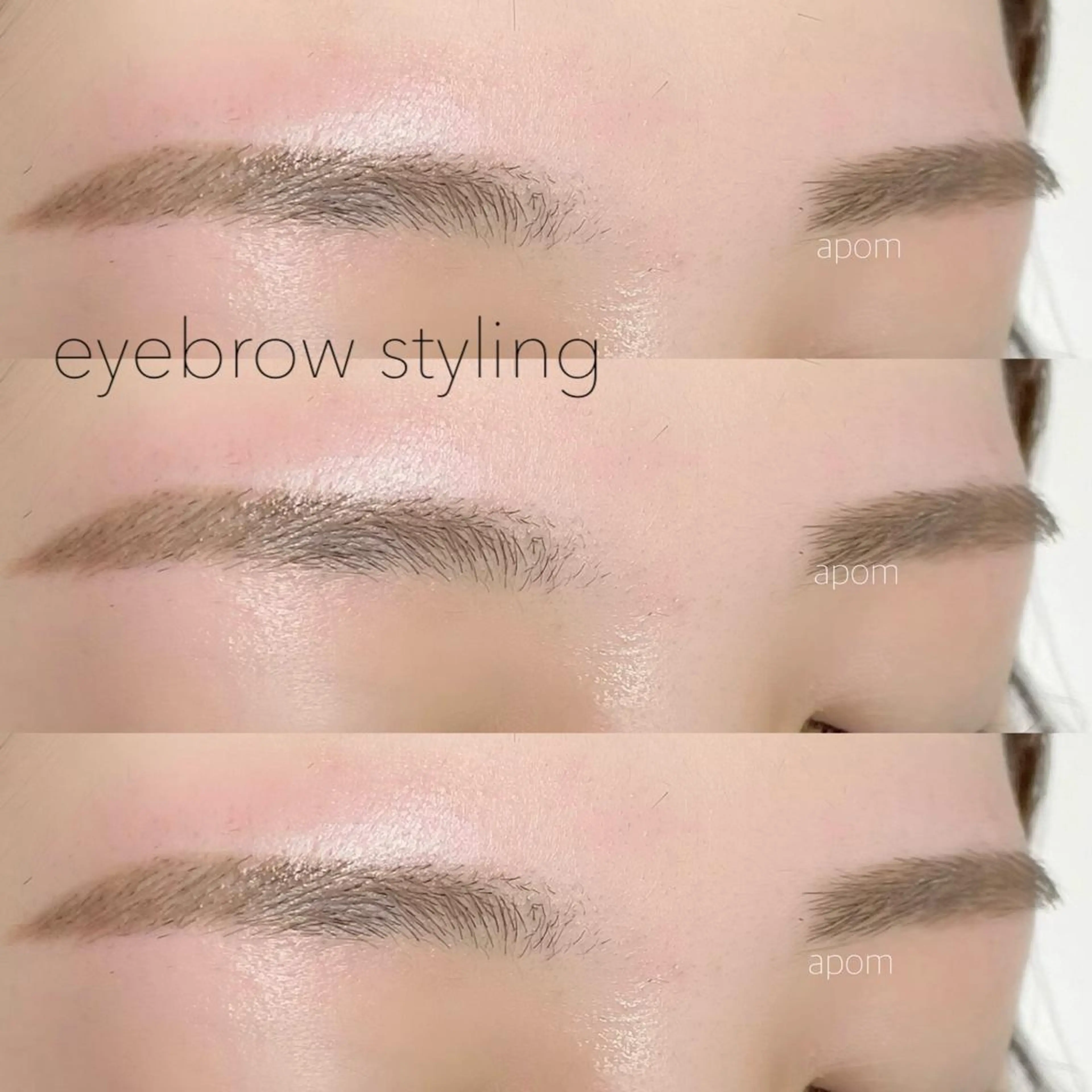 アイブロウ 脱毛 apom 森分のマツエク・マツパデザイン