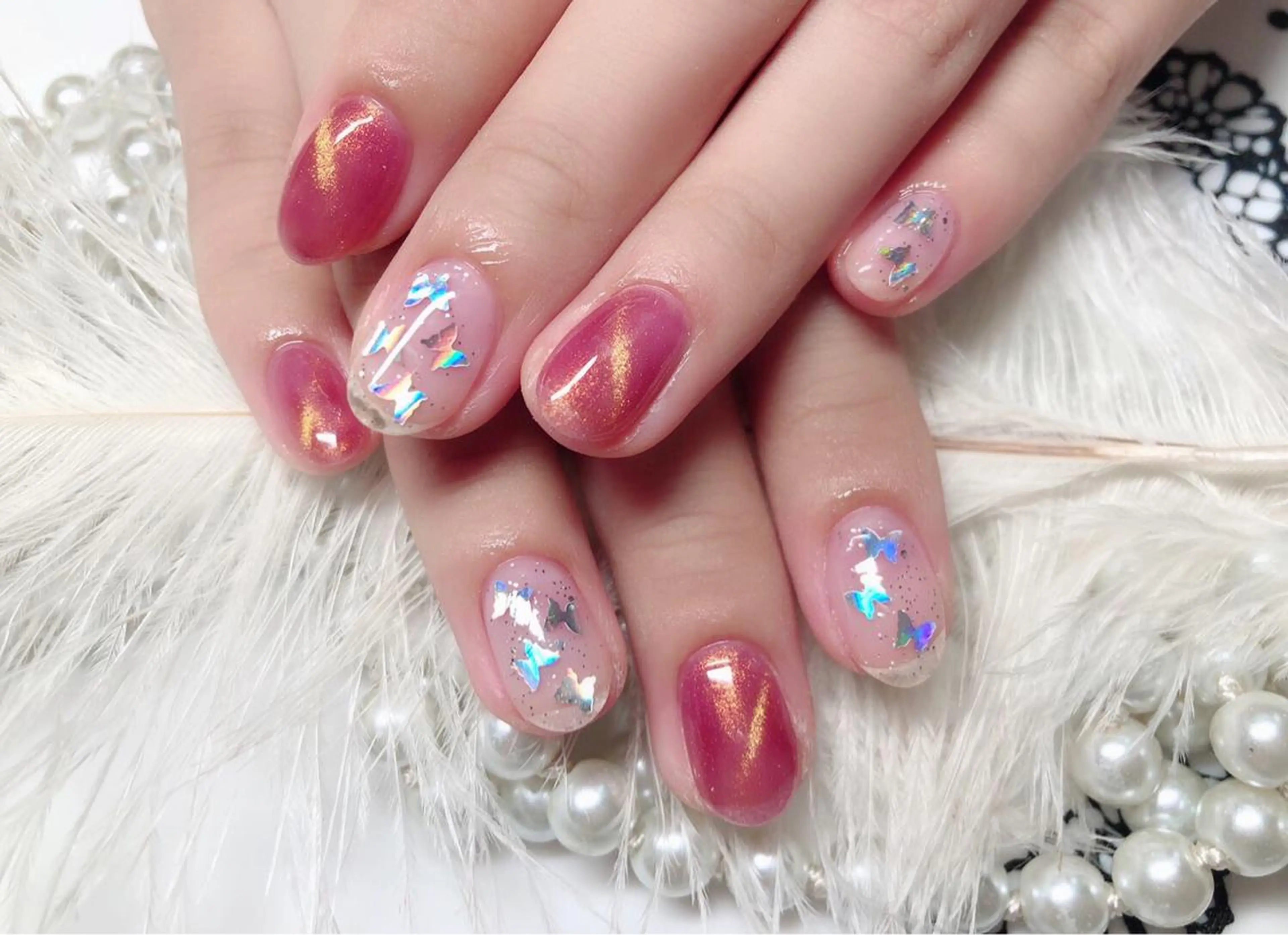 ネイル ハンドネイル マジックミラー所属・マジック ミラーのネイルデザイン