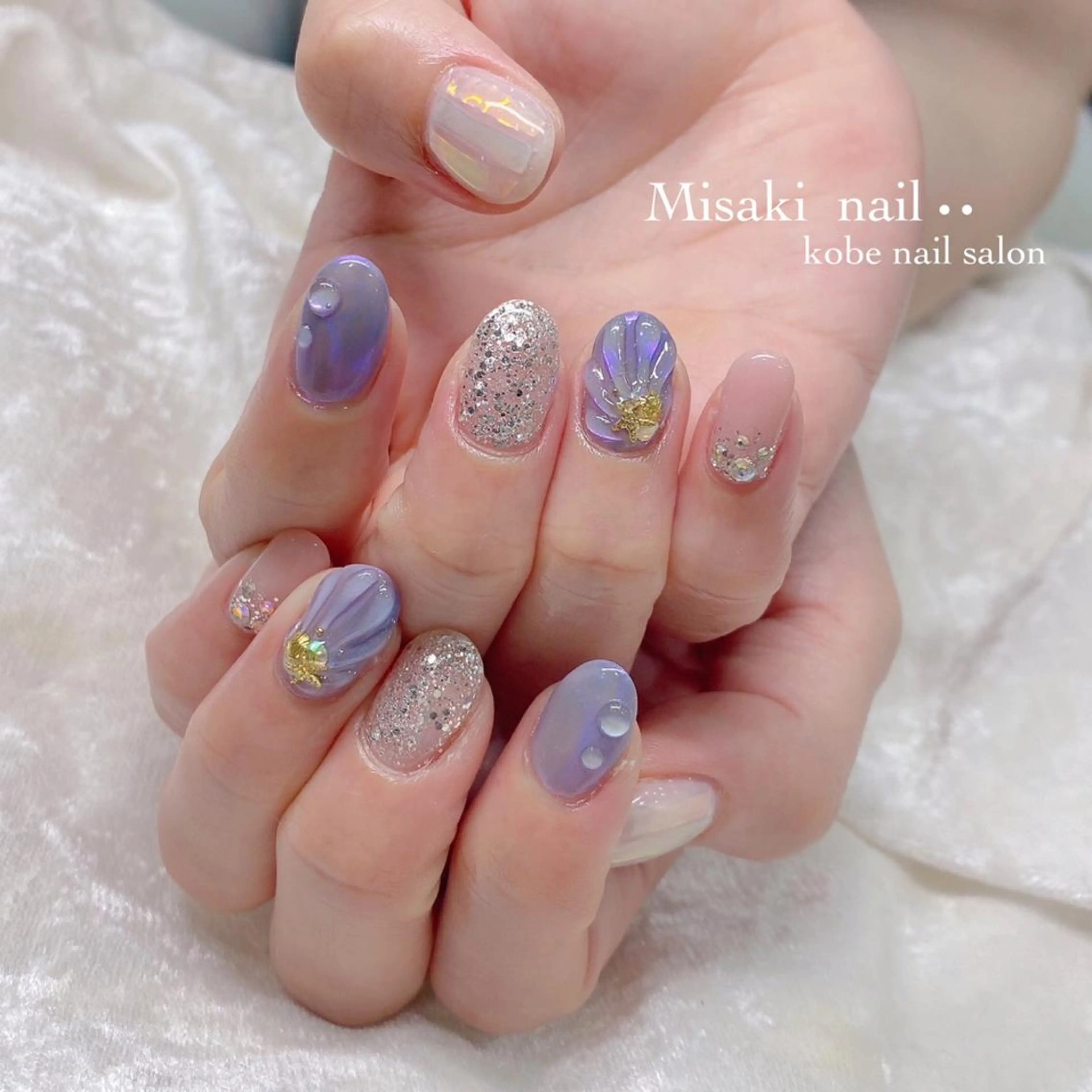 ネイル 韓国ネイル ワンホンネイル ハンドネイル nailsalon miinailsのネイルデザイン