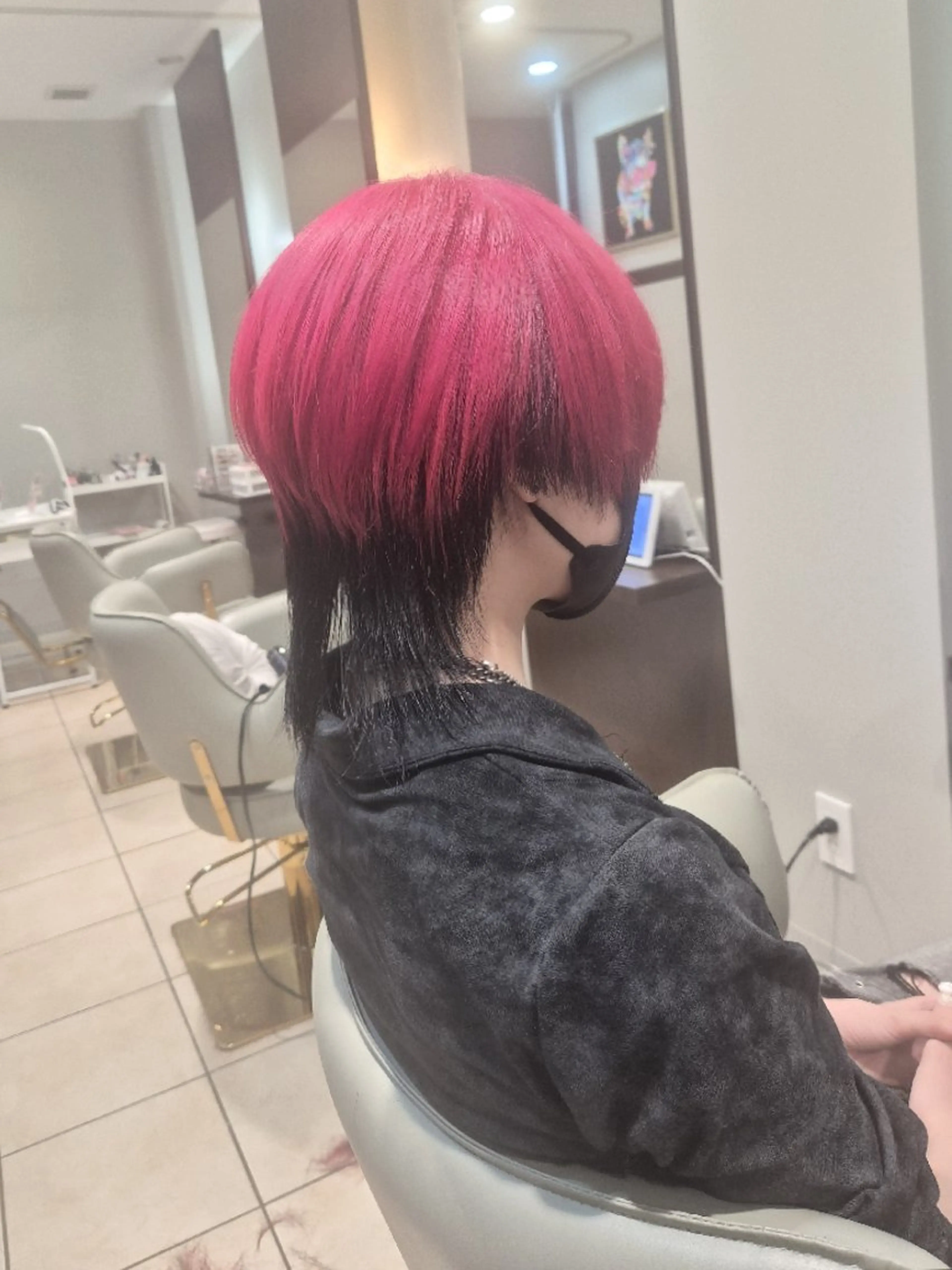 ショート カラー ヘアカラー Miyavi/カラー ショートボブのヘアスタイル