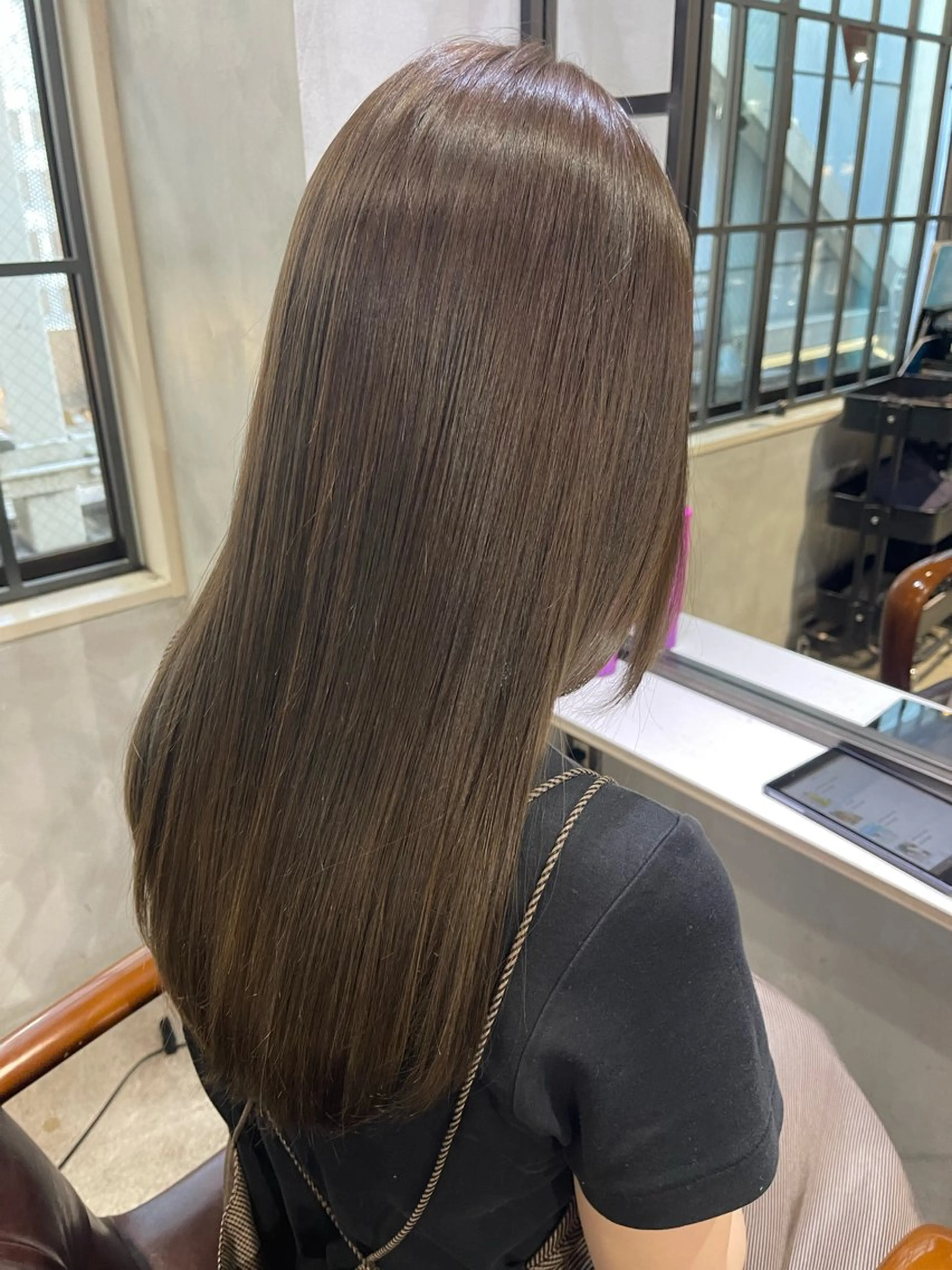 ロング カラー ヘアカラー トリートメント 髪質改善／艶髪特化 /柔らかさ/清水翔矢のヘアスタイル