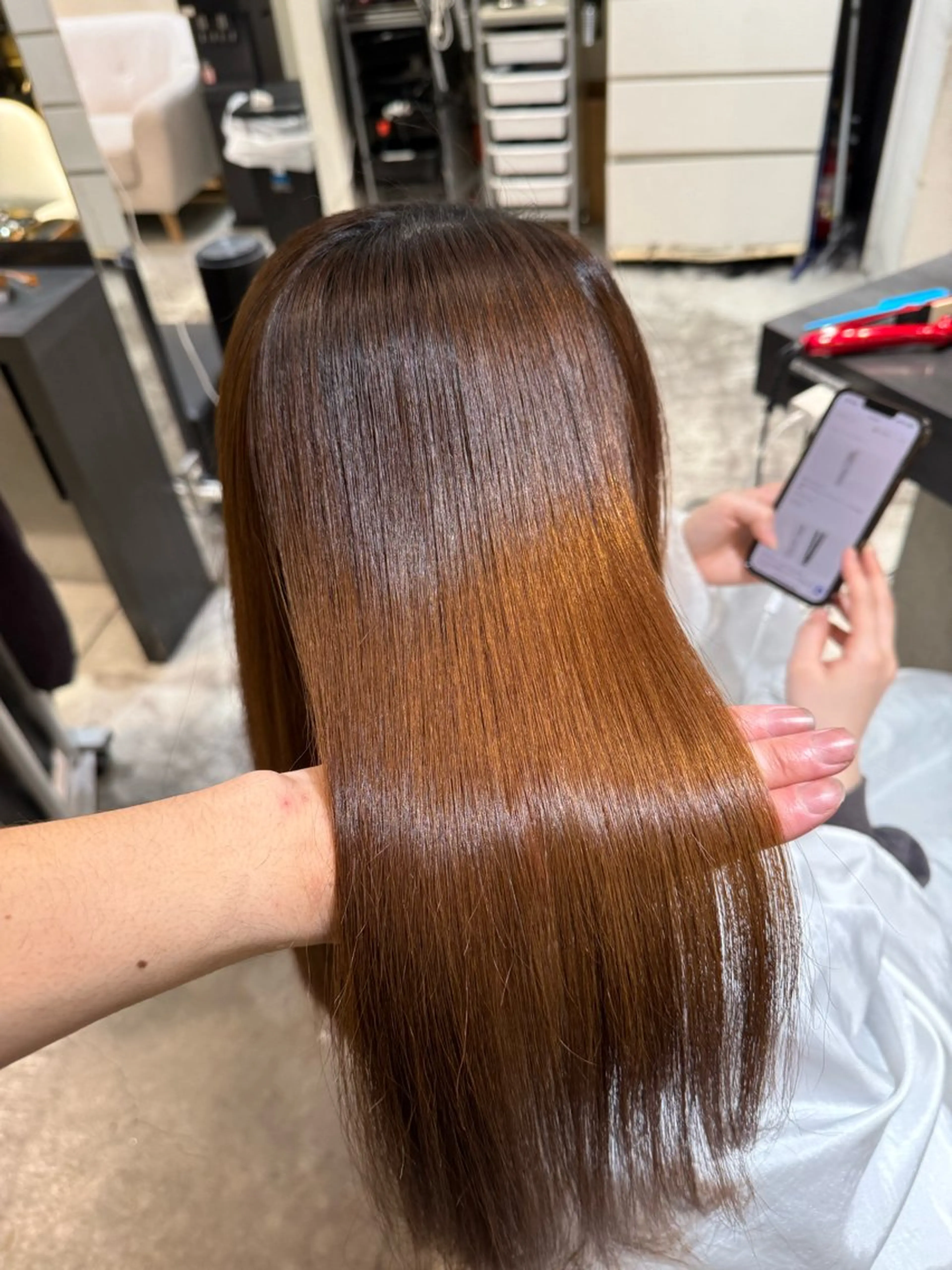 ロング 髪質改善 WELLY  TOKYO所属・🌈レイヤーカット/ ハイトーン🌈タクマのヘアスタイル