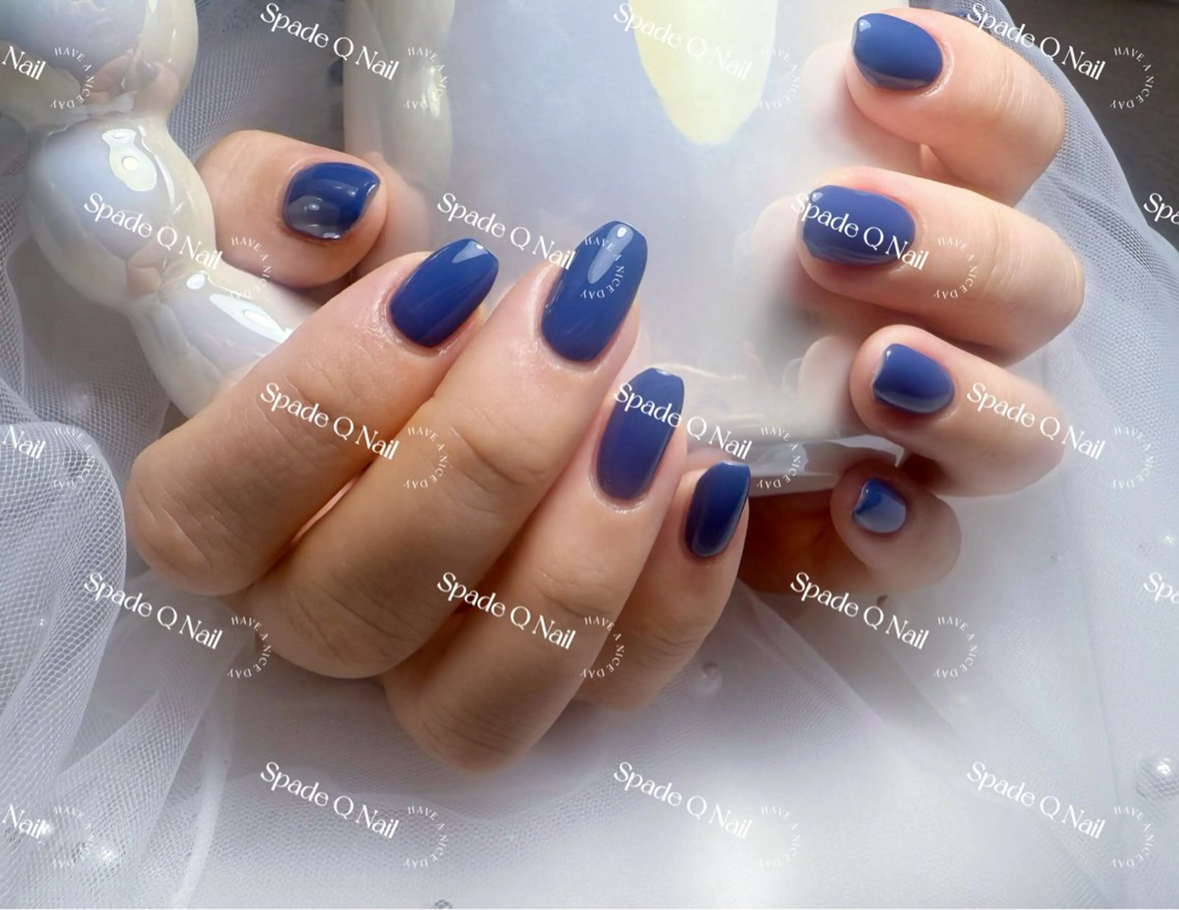 ネイル ハンドネイル ハンドケア Spade Q Trainingのネイルデザイン