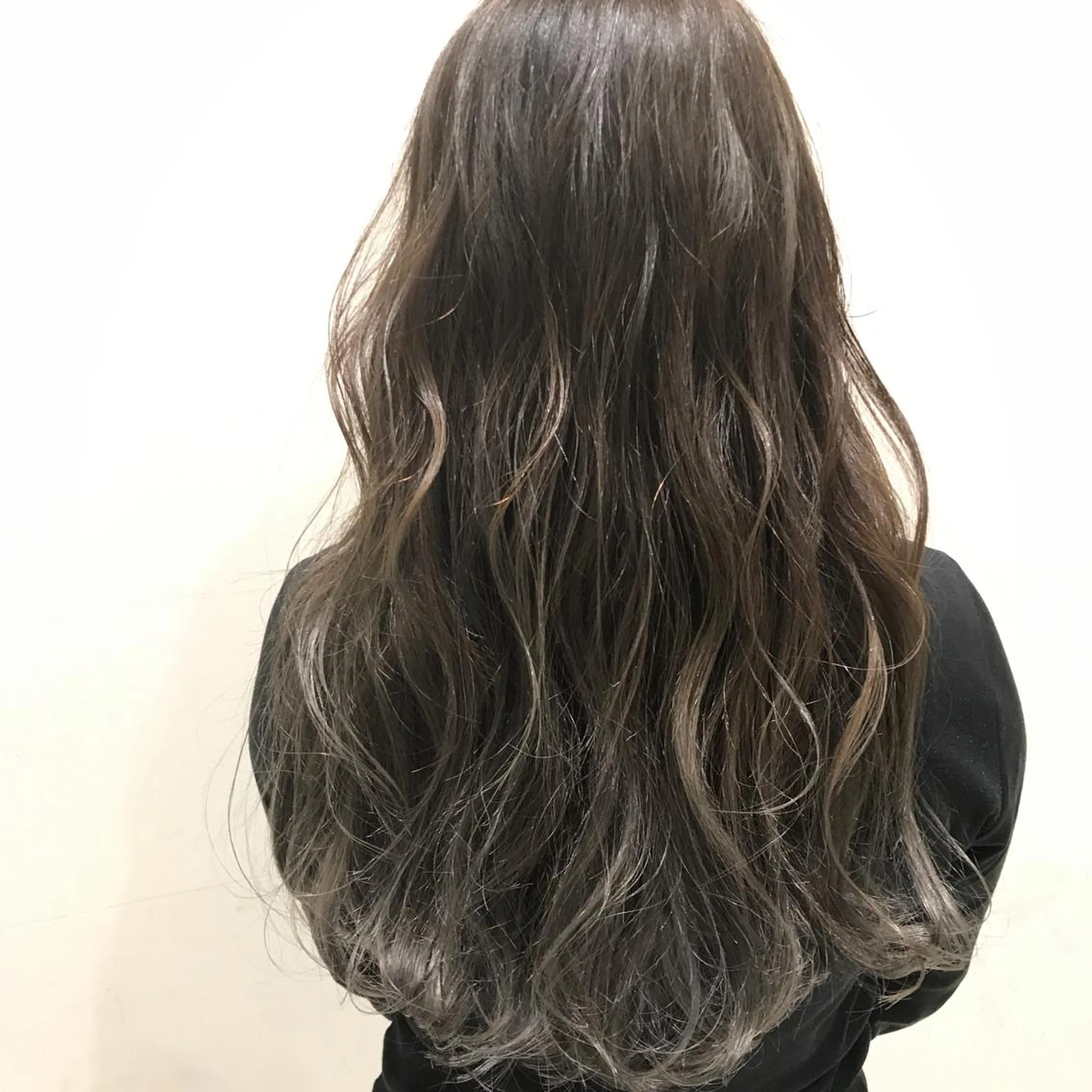 ロング カラー カット ヘアカラー トリートメント 酸性ストレート/ブリ ーチなし/中村 匠のヘアスタイル