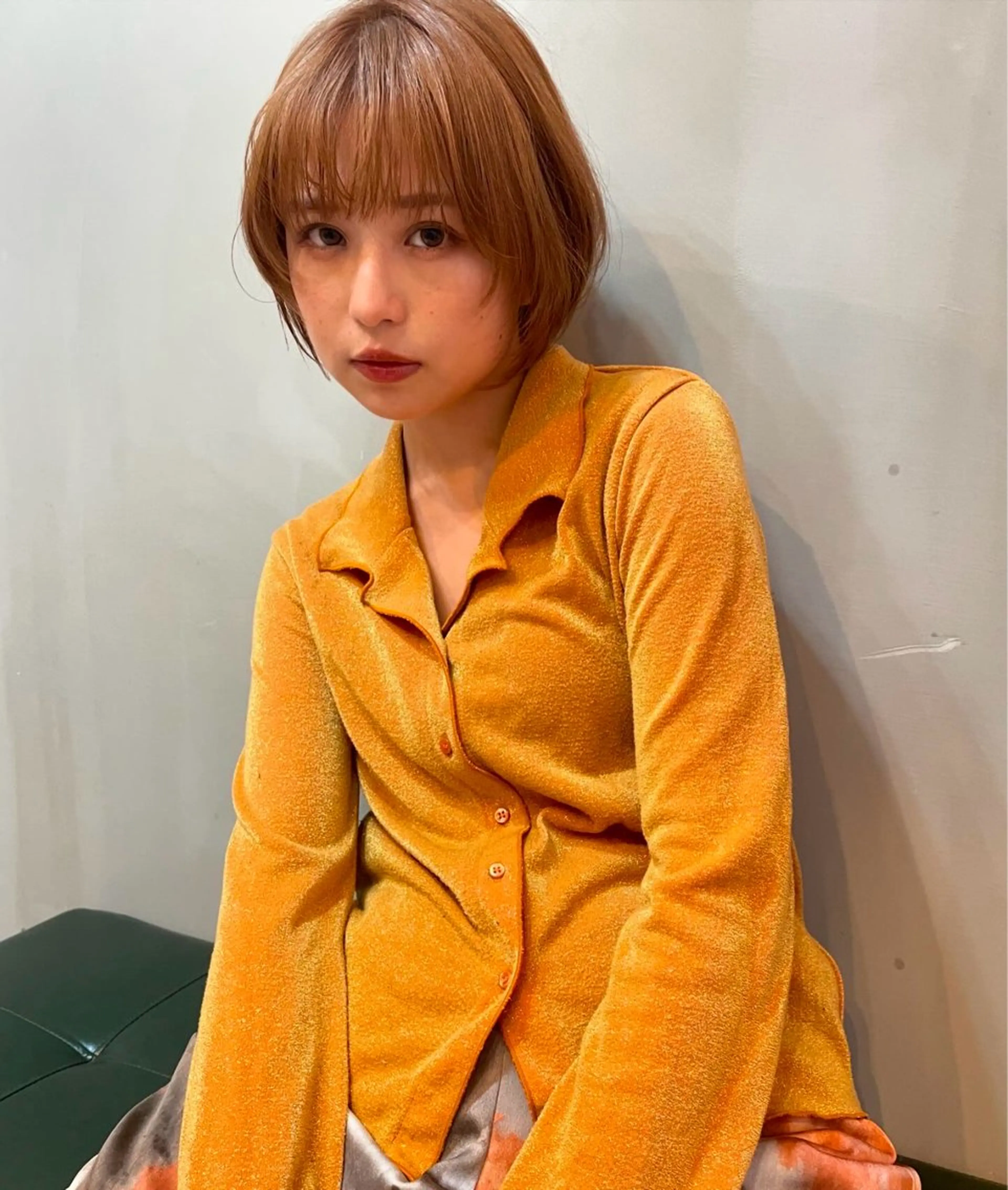 ショート カラー カット ヘアカラー トリートメント ショート/ボブ/ 心斎橋/宮脇美奈のヘアスタイル